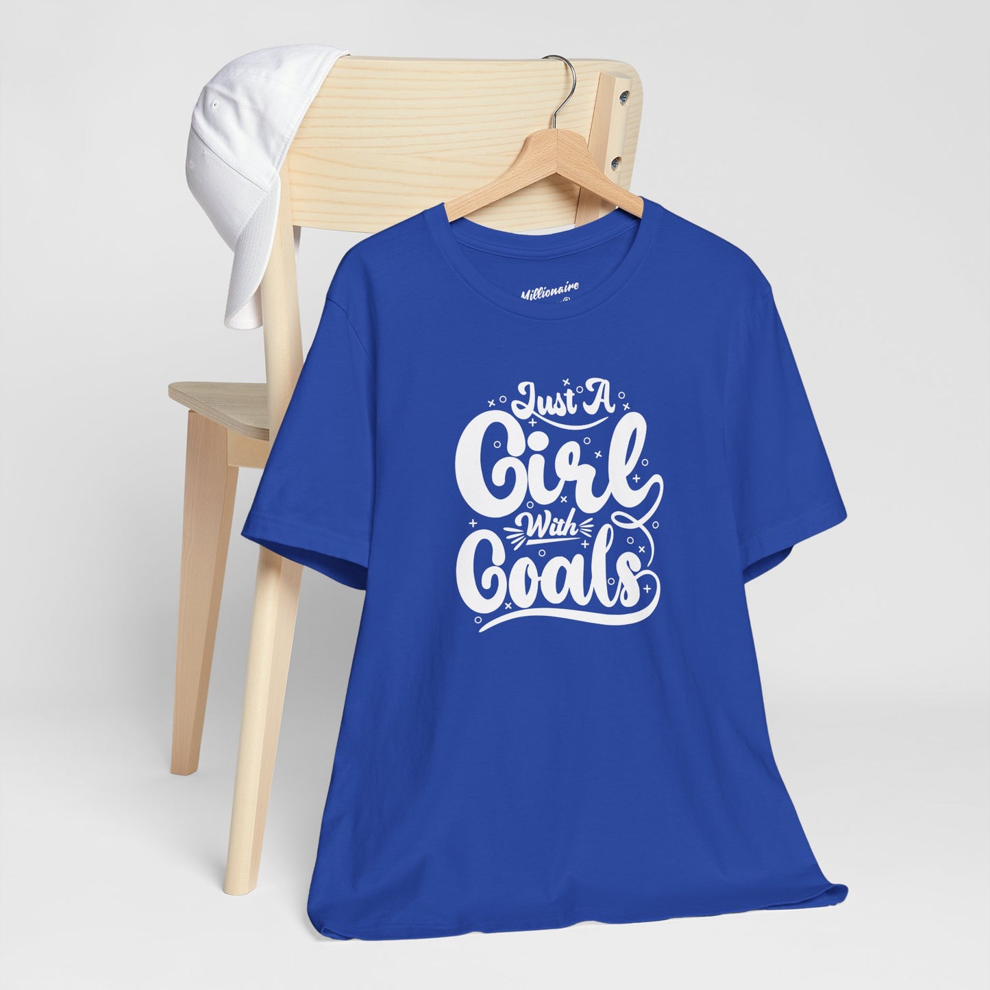 Just a Girl with Goals Soft Cotton Tee