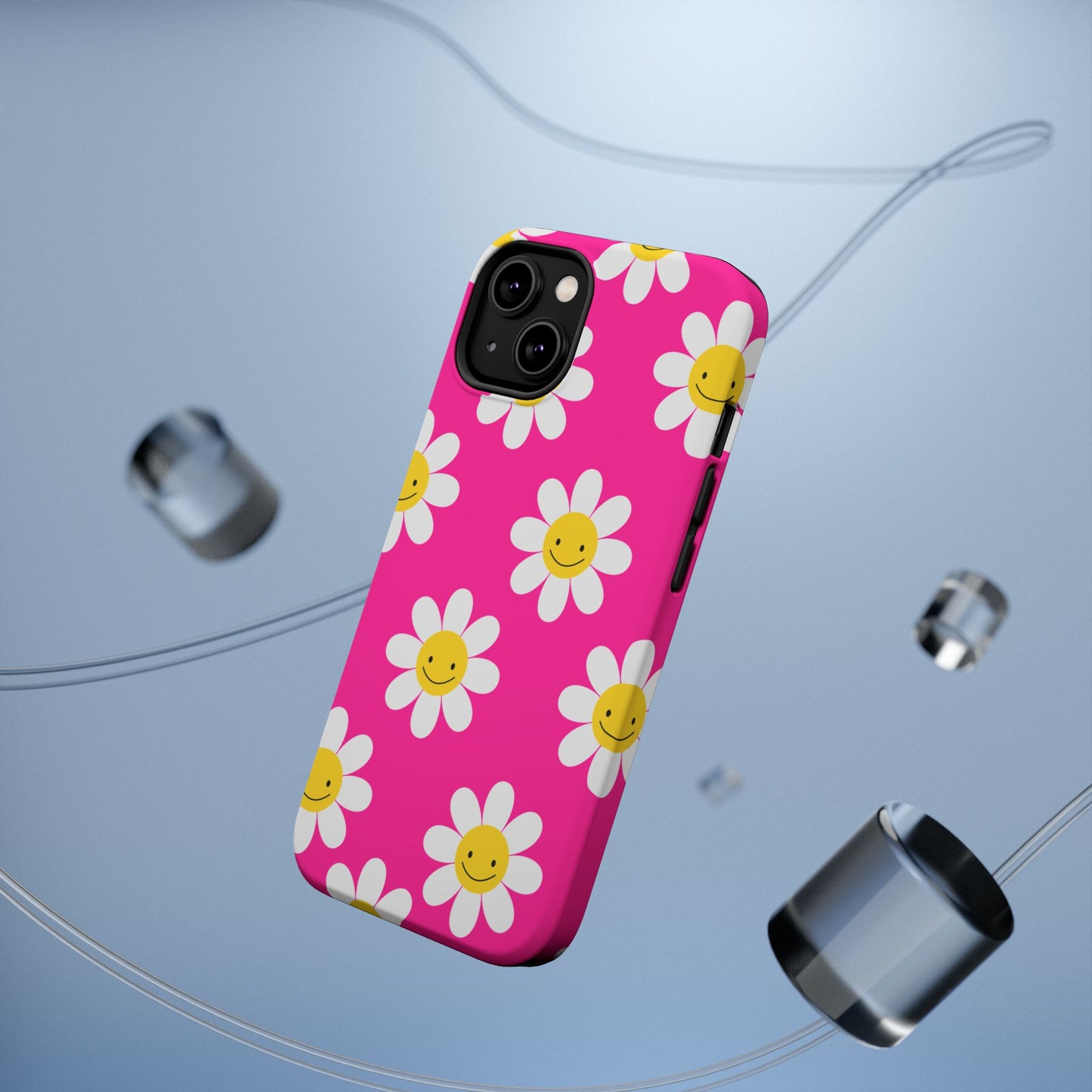 Pink Flowers MagSafe iPhone® Case