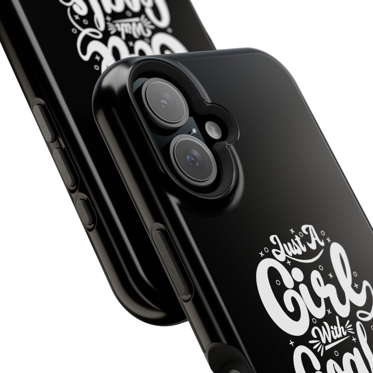 Girl with Goals MagSafe iPhone® Case Black