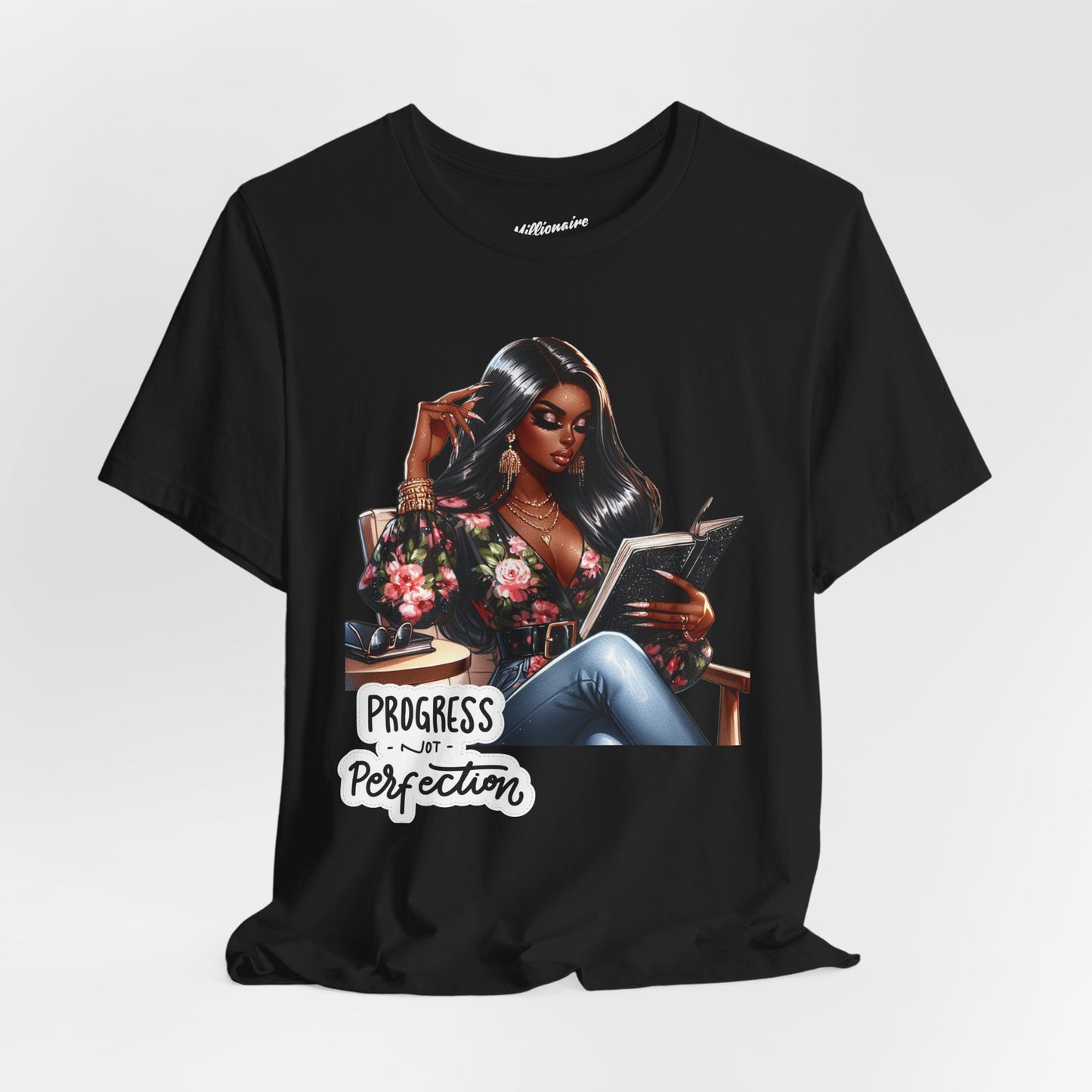 Progress Not Perfection Soft Cotton Tee