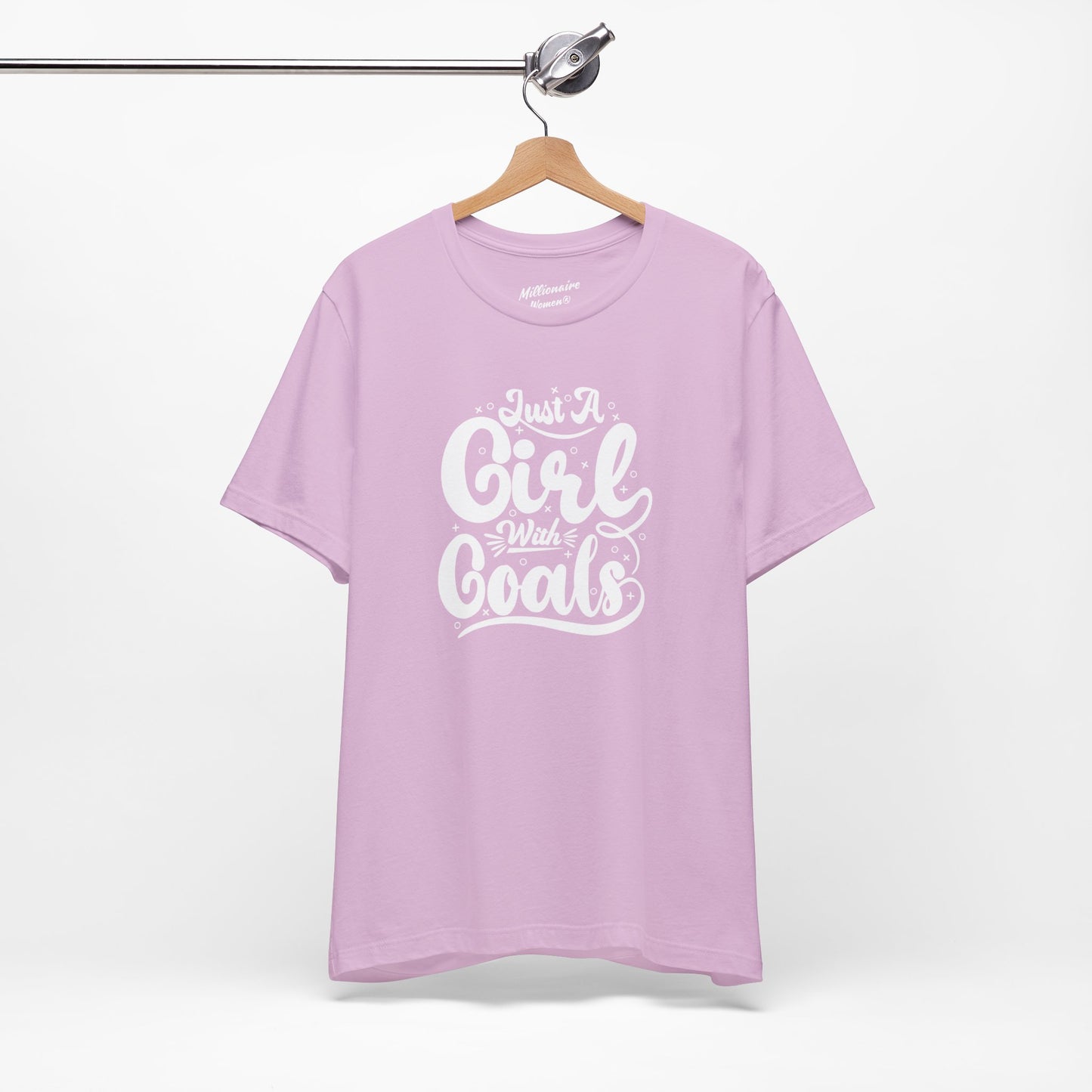 Just a Girl with Goals Soft Cotton Tee