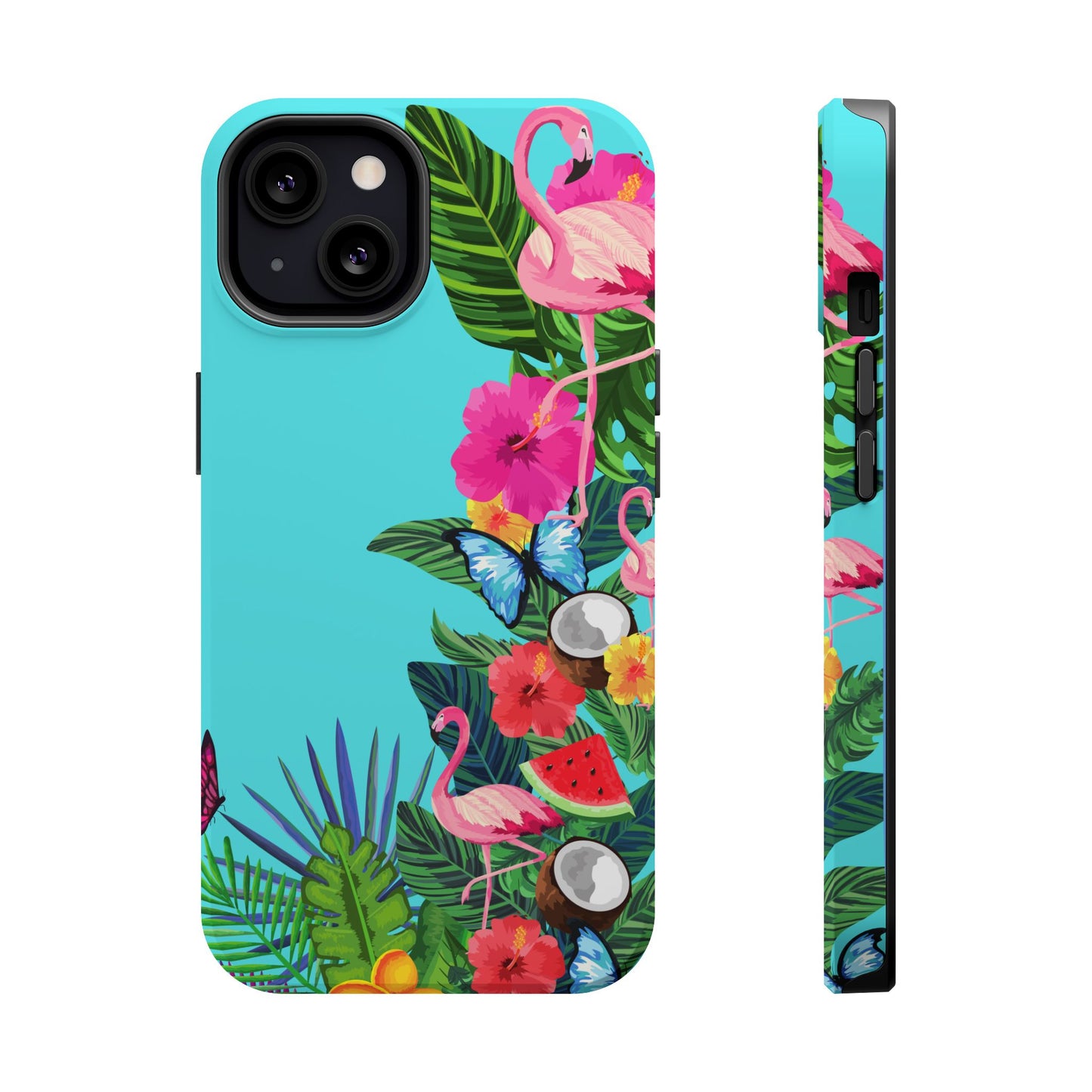 Pink Flamingo MagSafe iPhone® Case