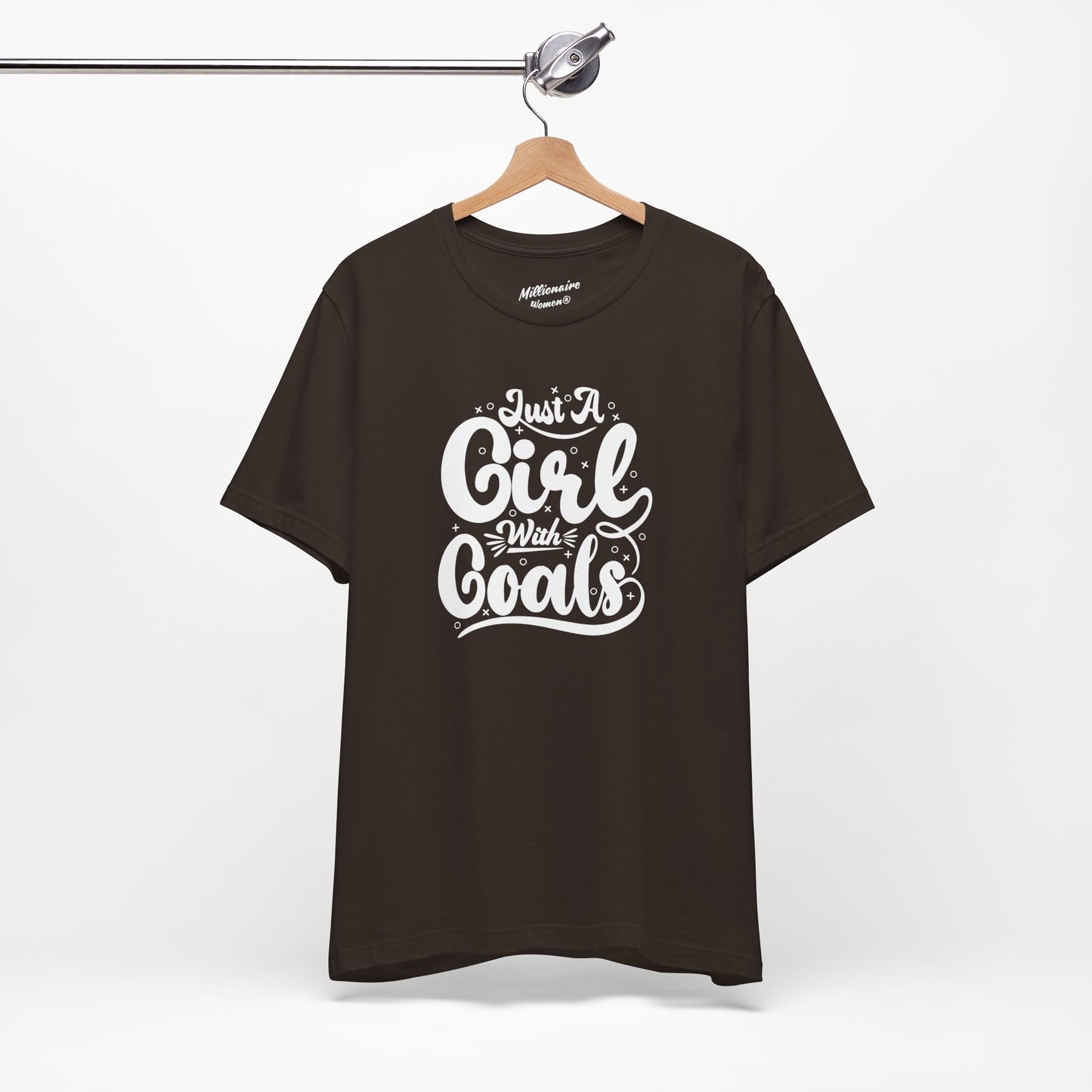 Just a Girl with Goals Soft Cotton Tee