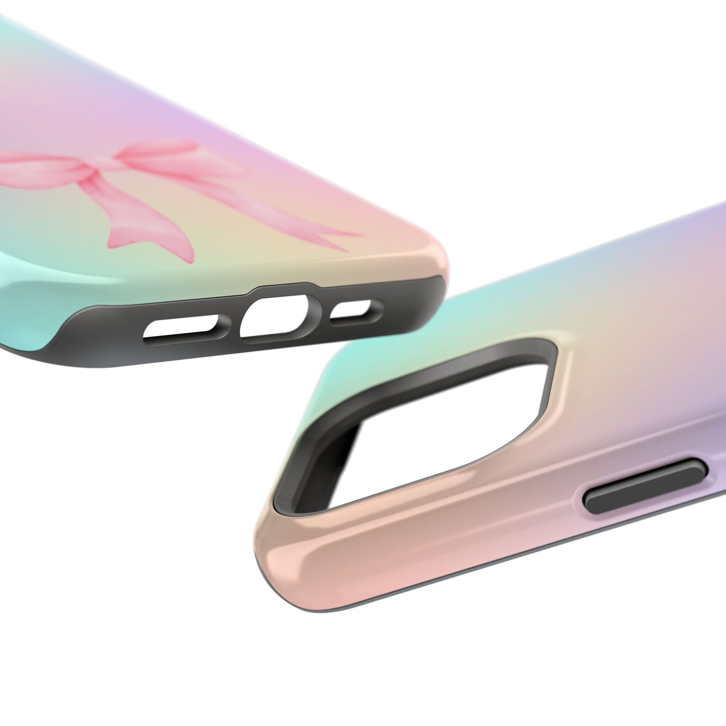 Pink Bow & Cotton Candy MagSafe iPhone® Case