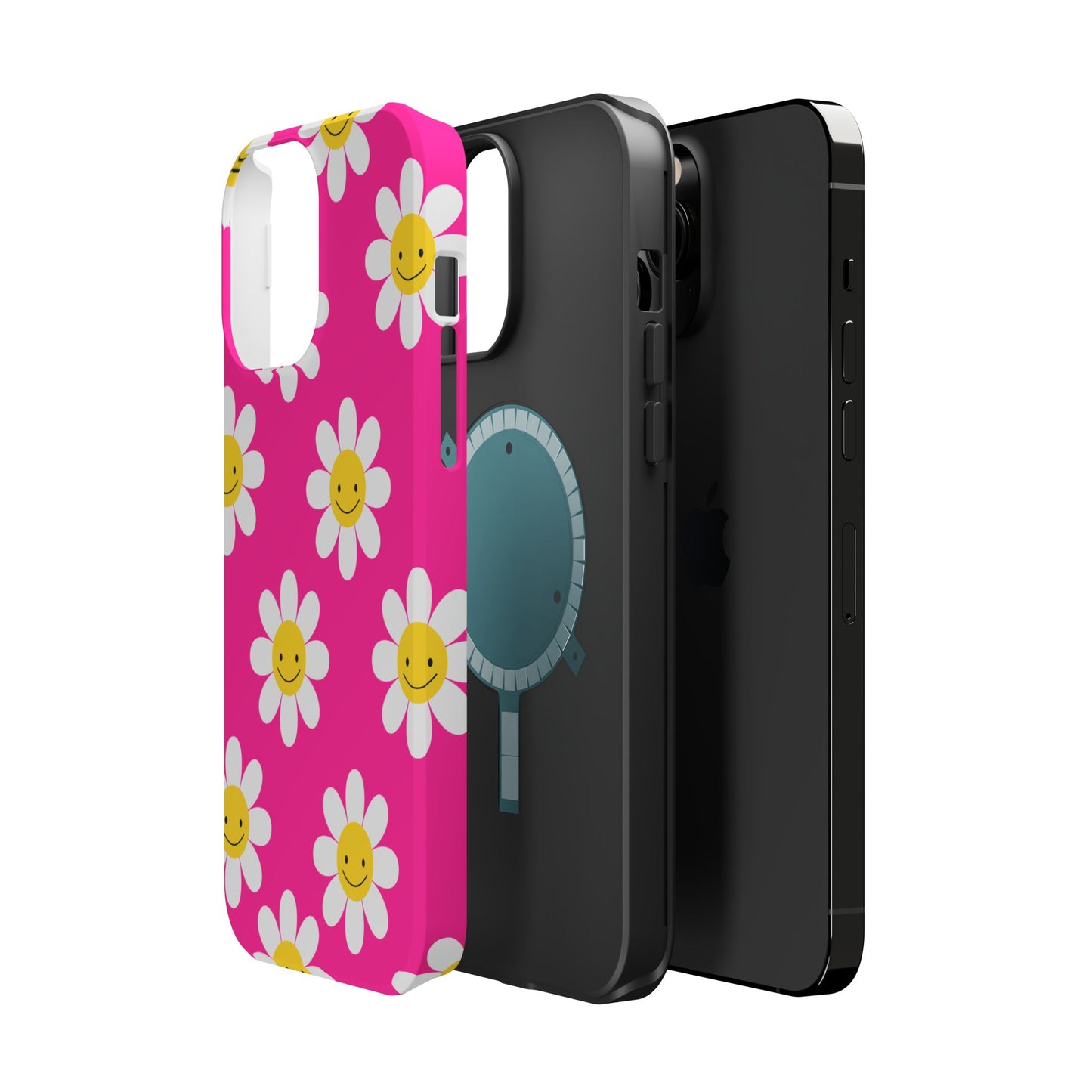 Pink Flowers MagSafe iPhone® Case