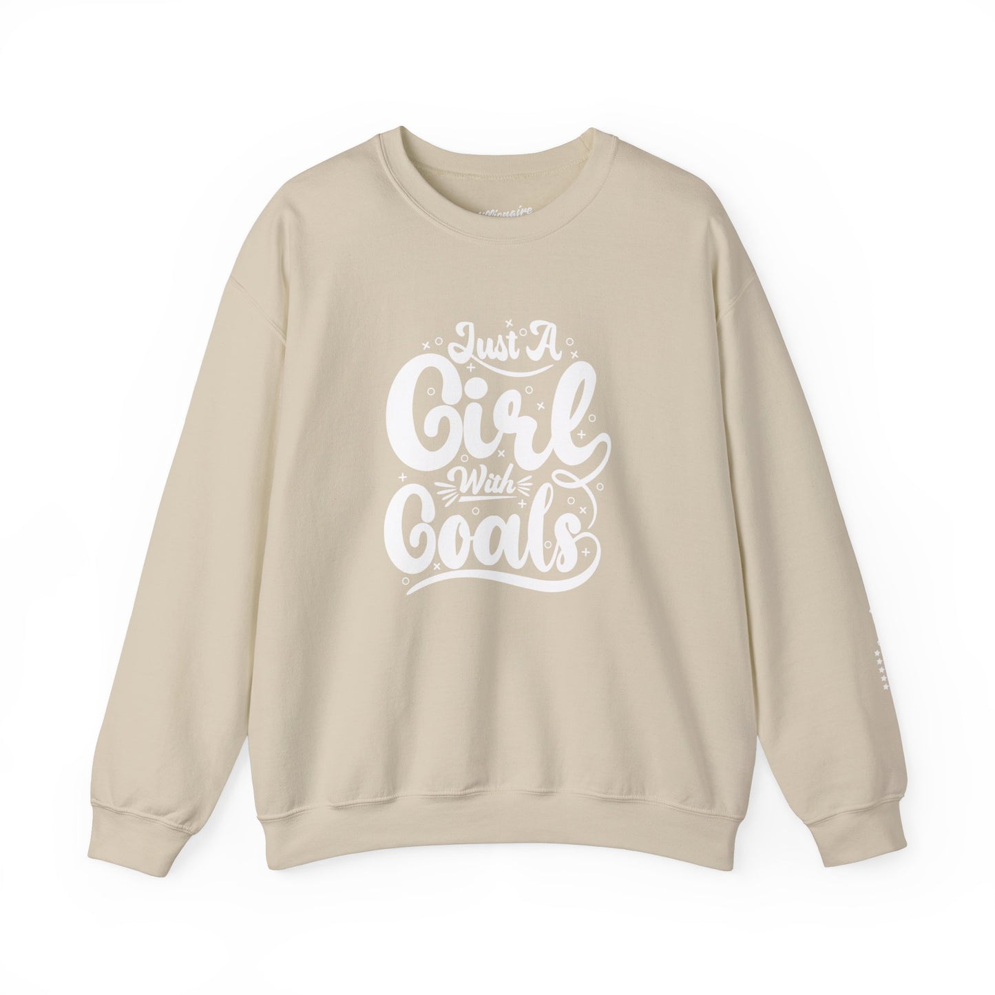Just a Girl with Goals Unisex Crewneck Sweatshirt