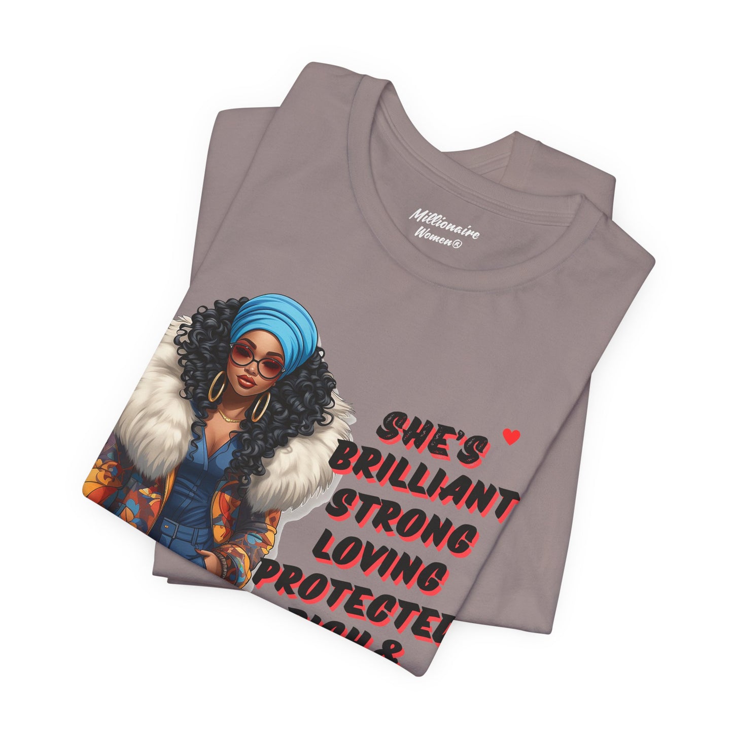 She's Brilliant Soft Cotton Tee