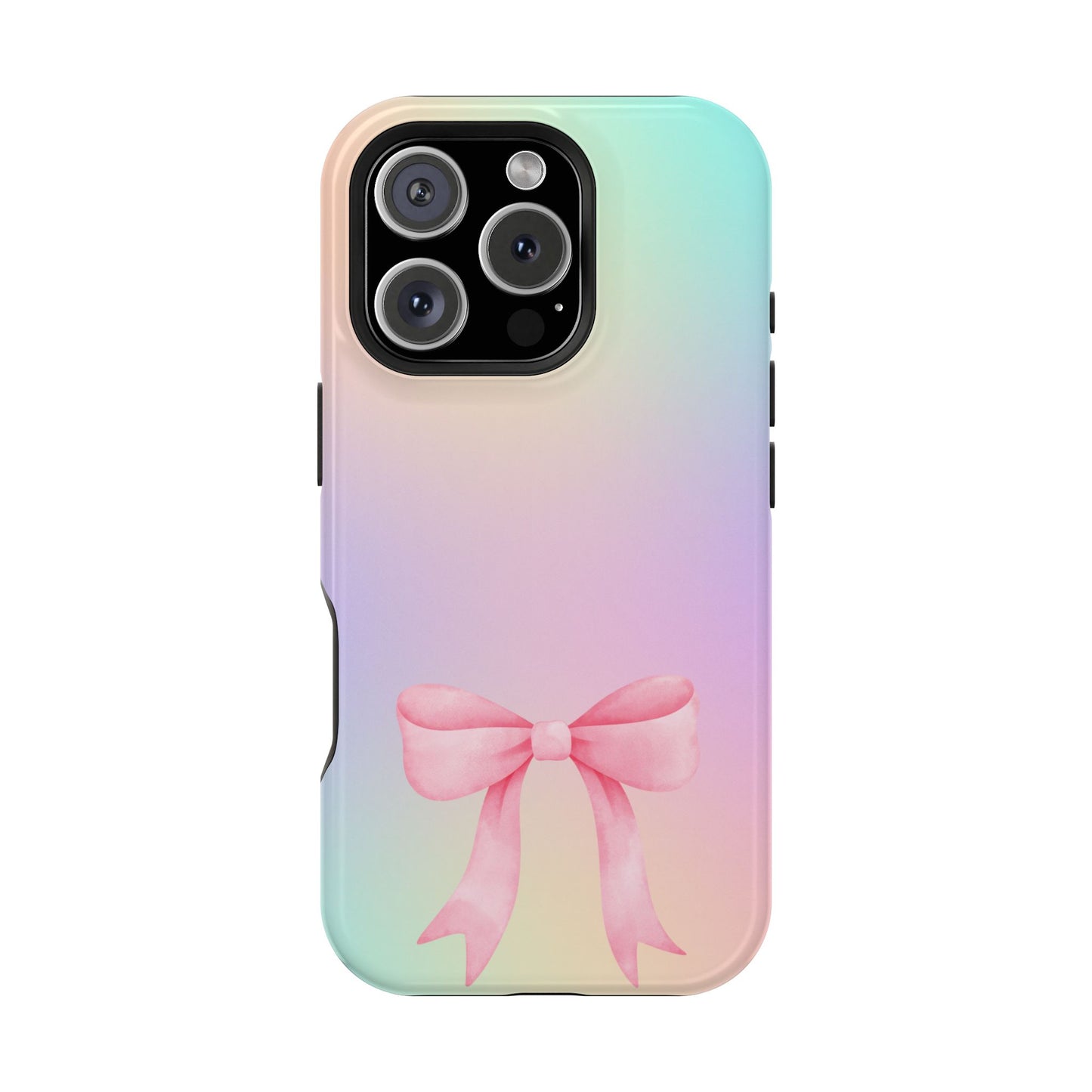 Pink Bow & Cotton Candy MagSafe iPhone® Case