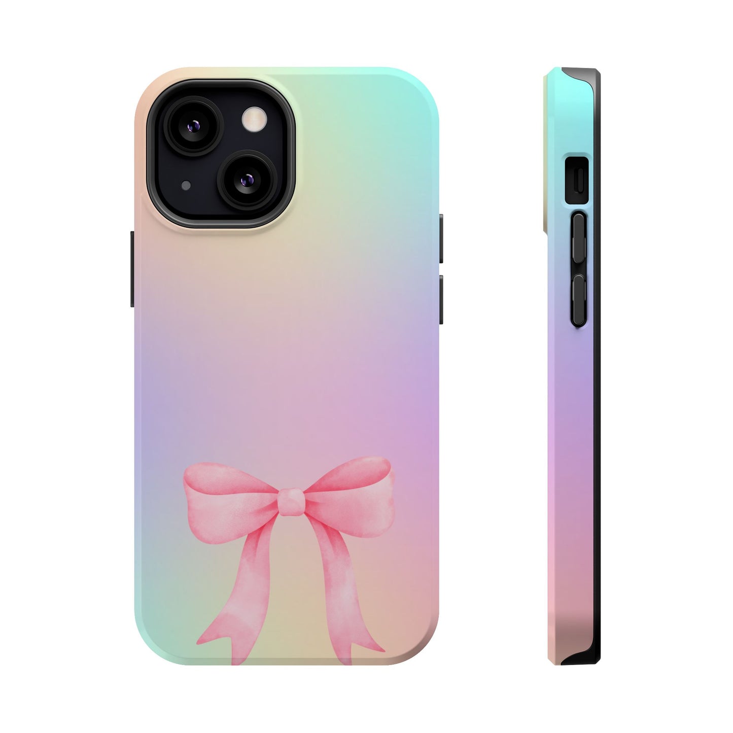 Pink Bow & Cotton Candy MagSafe iPhone® Case