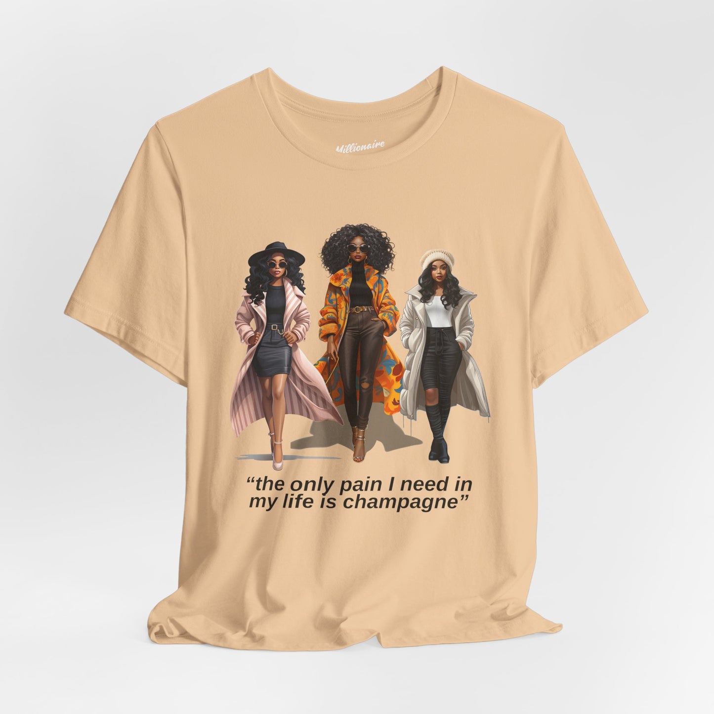 Champagne Soft Cotton Tee
