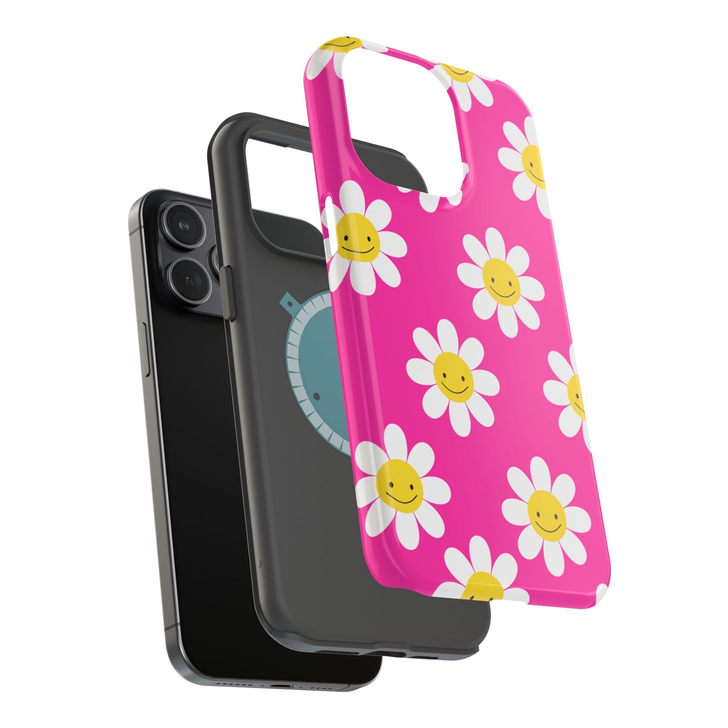 Pink Flowers MagSafe iPhone® Case