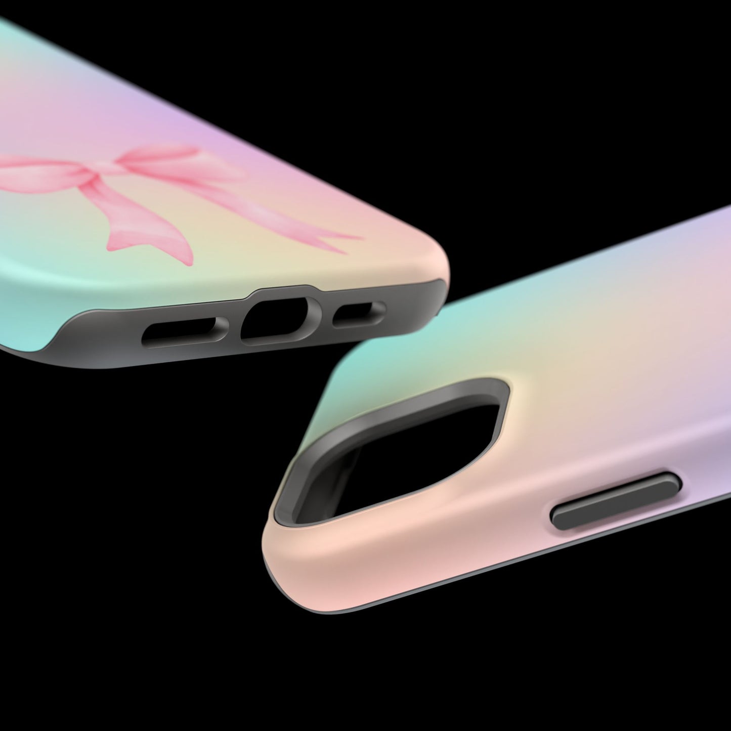 Pink Bow & Cotton Candy MagSafe iPhone® Case