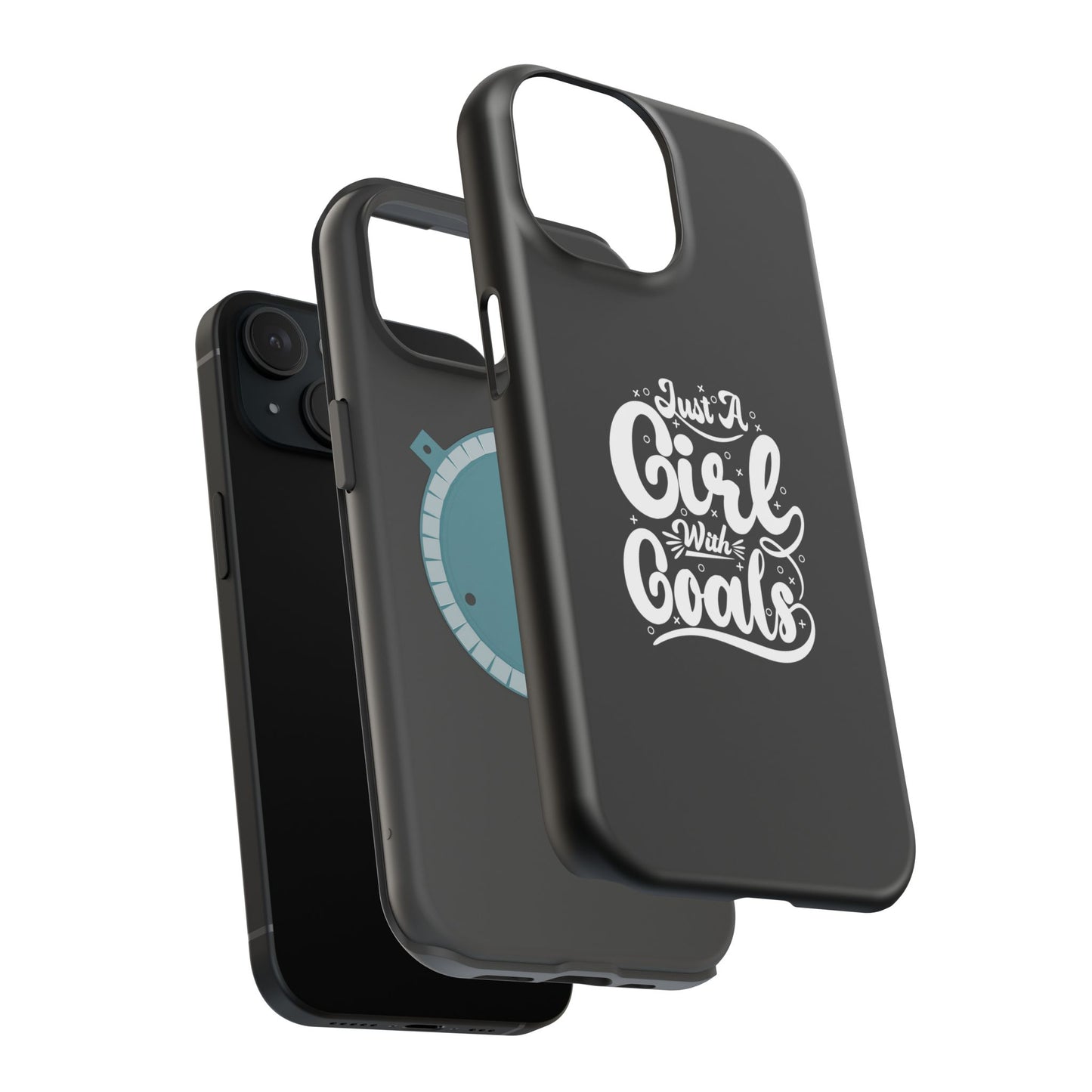 Girl with Goals MagSafe iPhone® Case Black