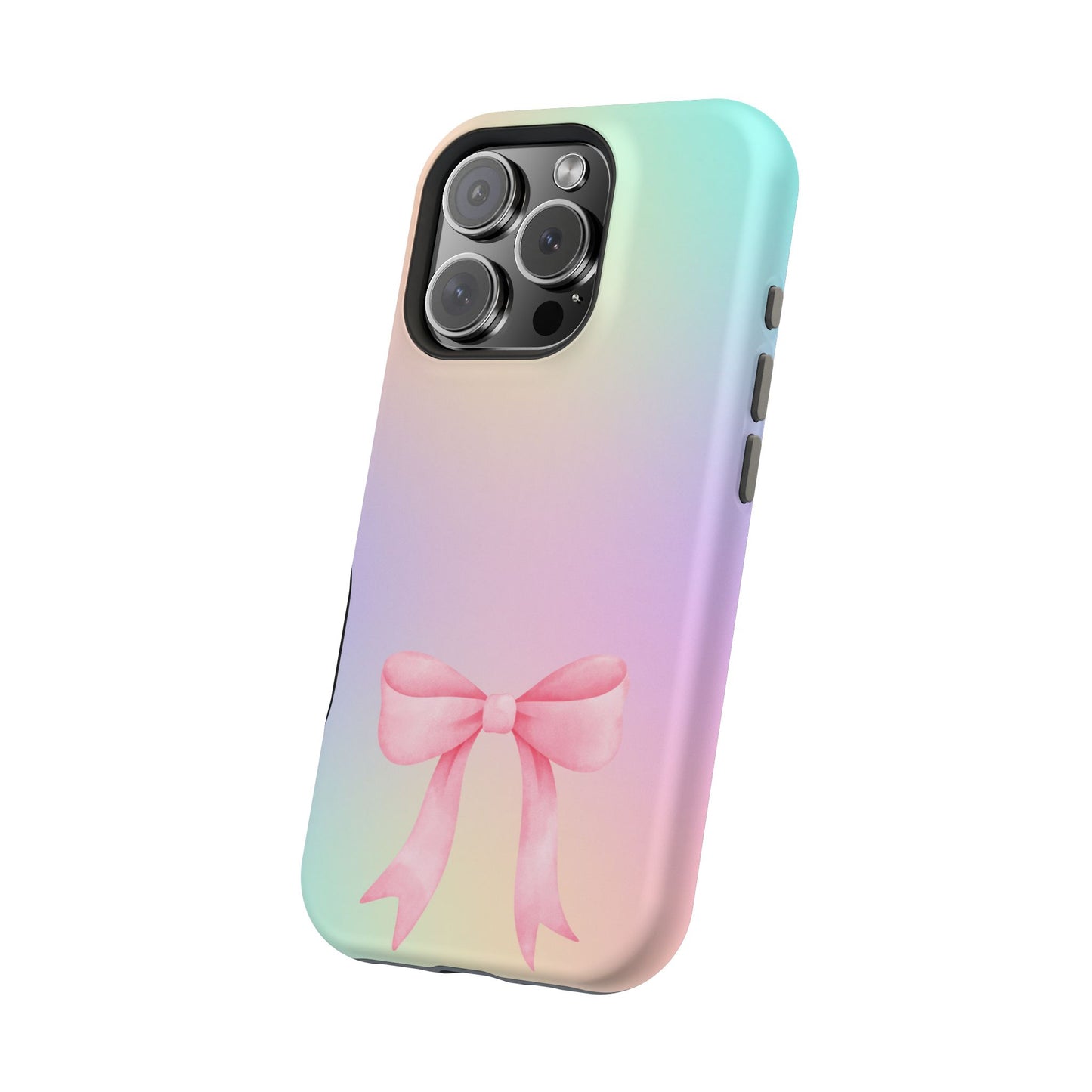 Pink Bow & Cotton Candy MagSafe iPhone® Case
