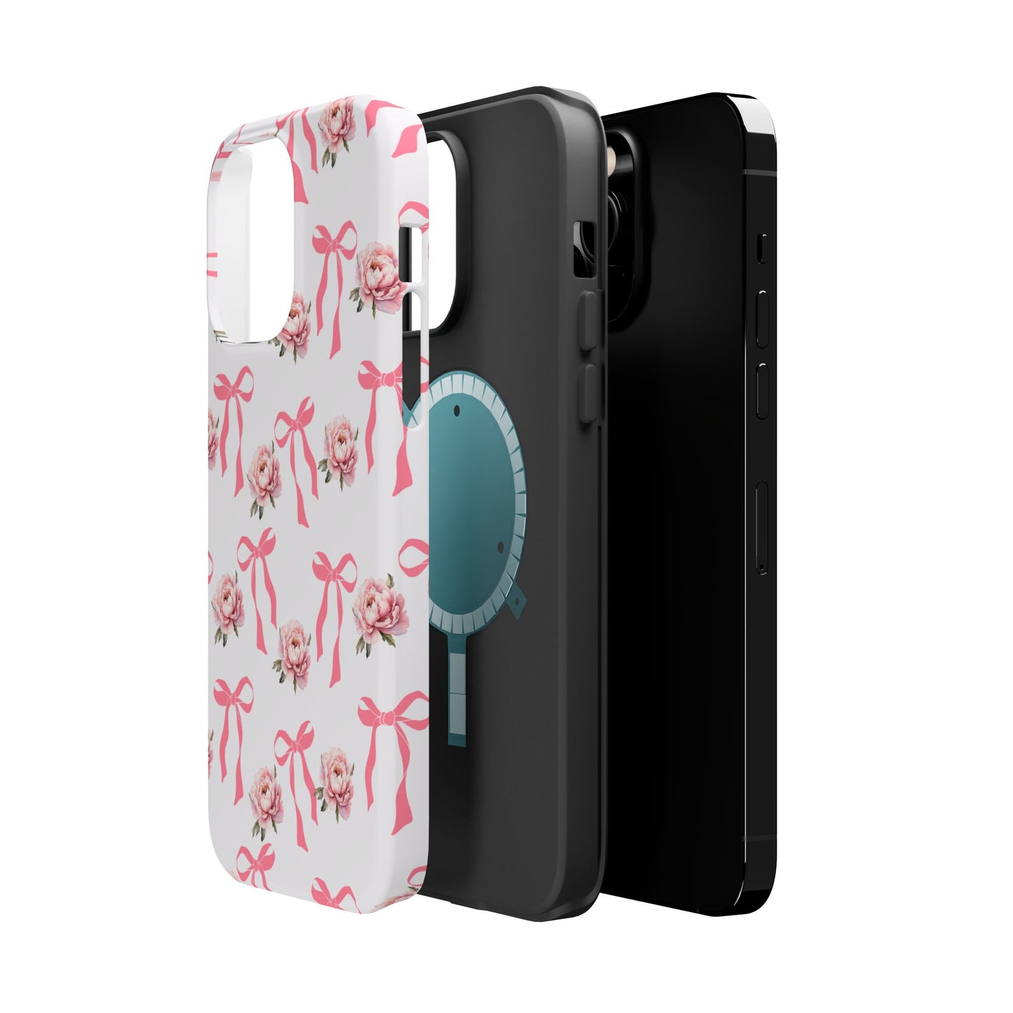 Pink Bows & Flowers MagSafe iPhone® Case