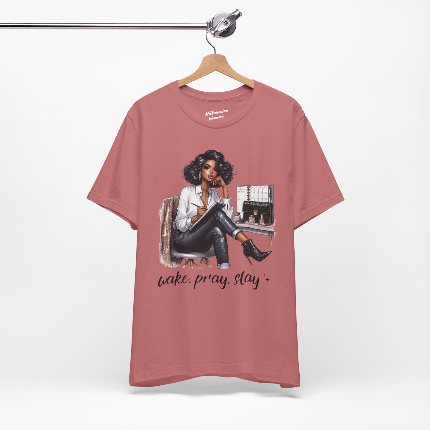 Wake Pray Slay Soft Cotton Tee