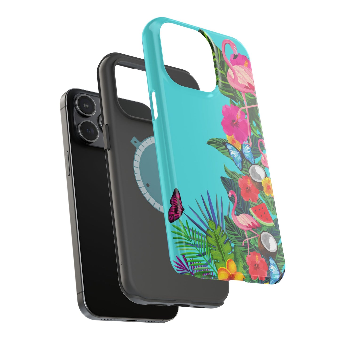 Pink Flamingo MagSafe iPhone® Case