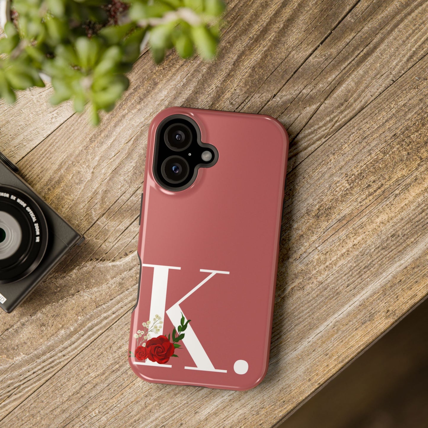 Personalized Letter K MagSafe iPhone® Case