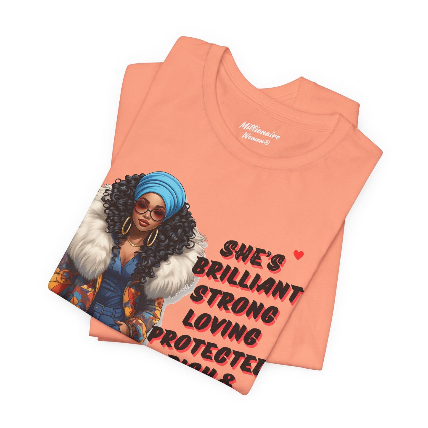 She's Brilliant Soft Cotton Tee