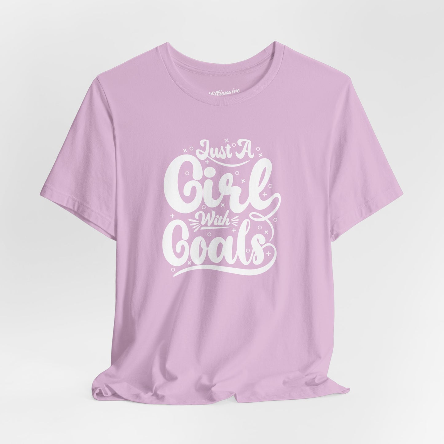 Just a Girl with Goals Soft Cotton Tee