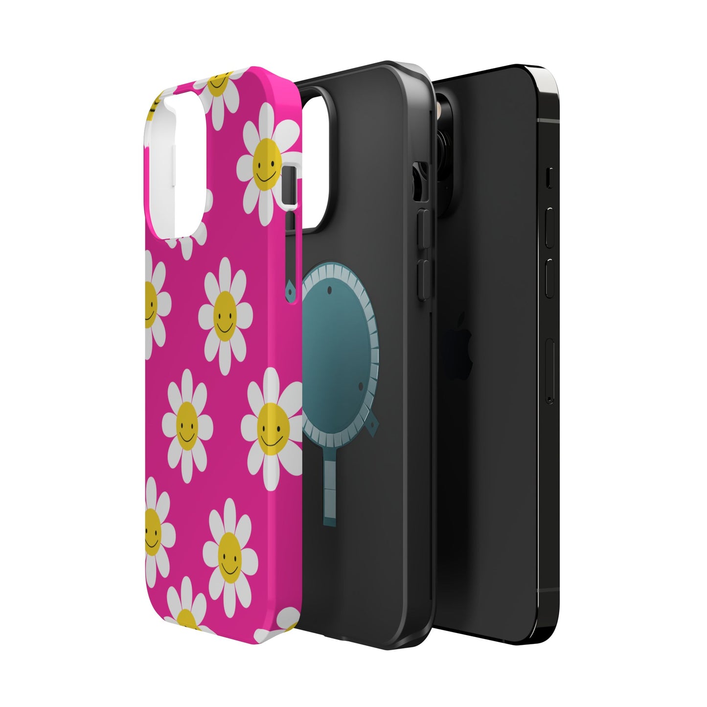 Pink Flowers MagSafe iPhone® Case