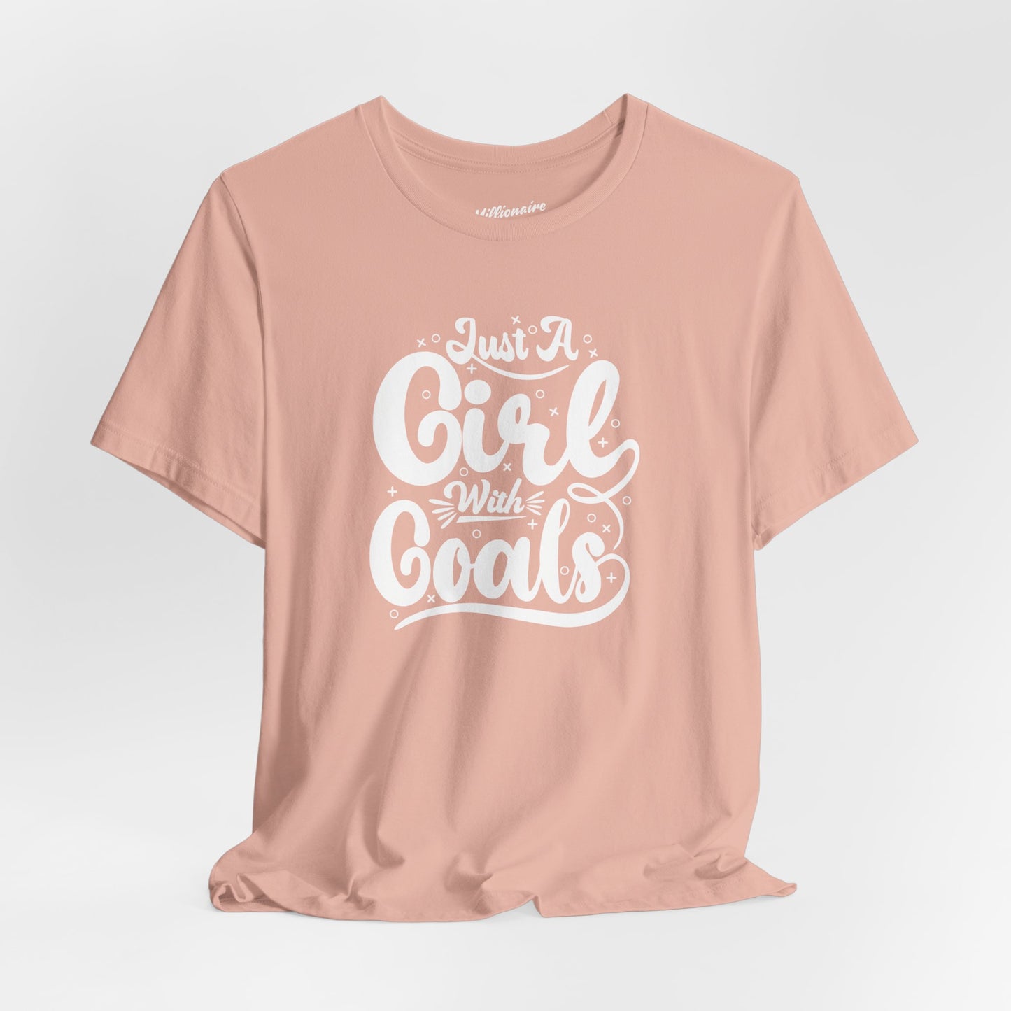 Just a Girl with Goals Soft Cotton Tee