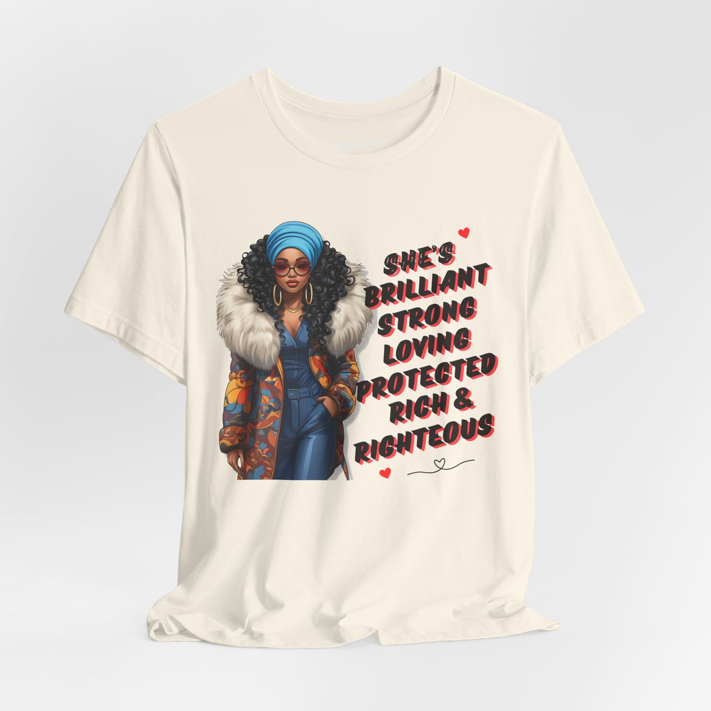She's Brilliant Soft Cotton Tee