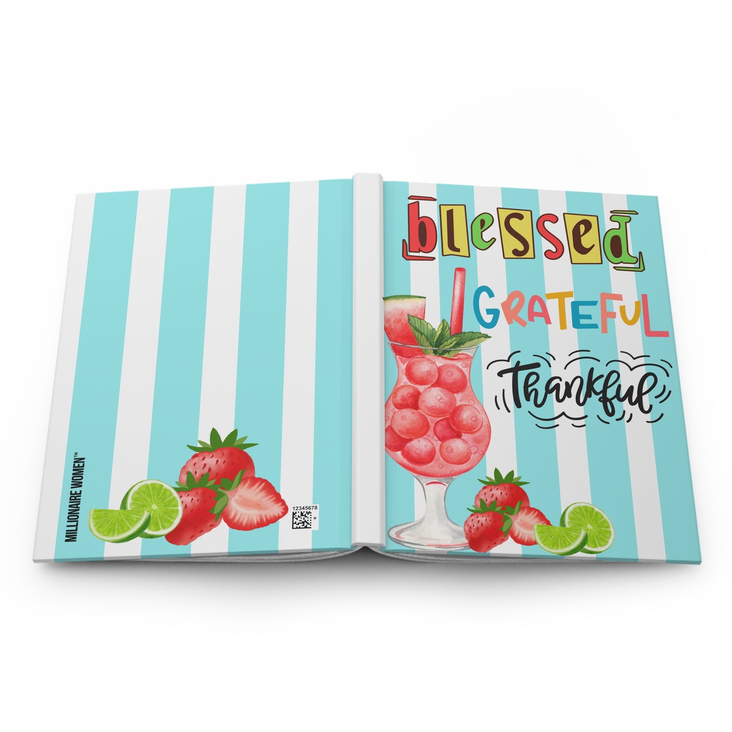 Hardcover Journal — Blessed, Grateful, Thankful Notebook