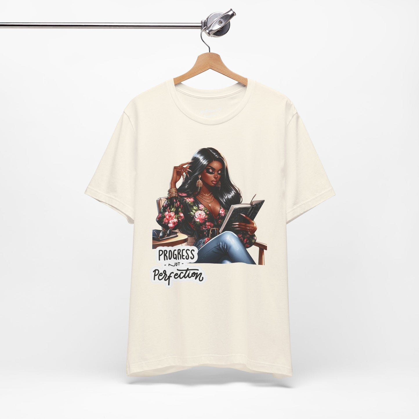 Progress Not Perfection Soft Cotton Tee