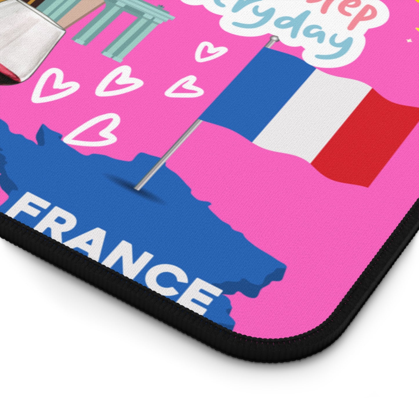 I Love Paris Desk Mat