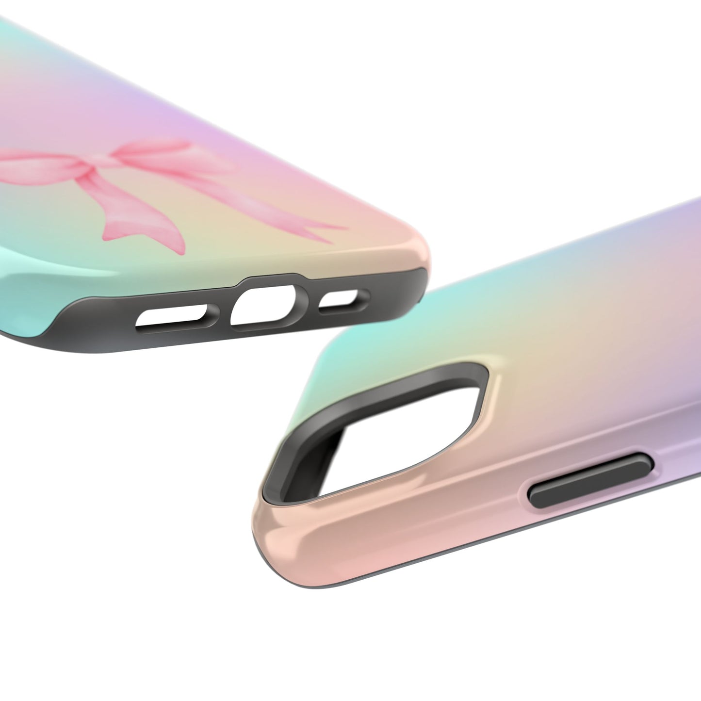 Pink Bow & Cotton Candy MagSafe iPhone® Case