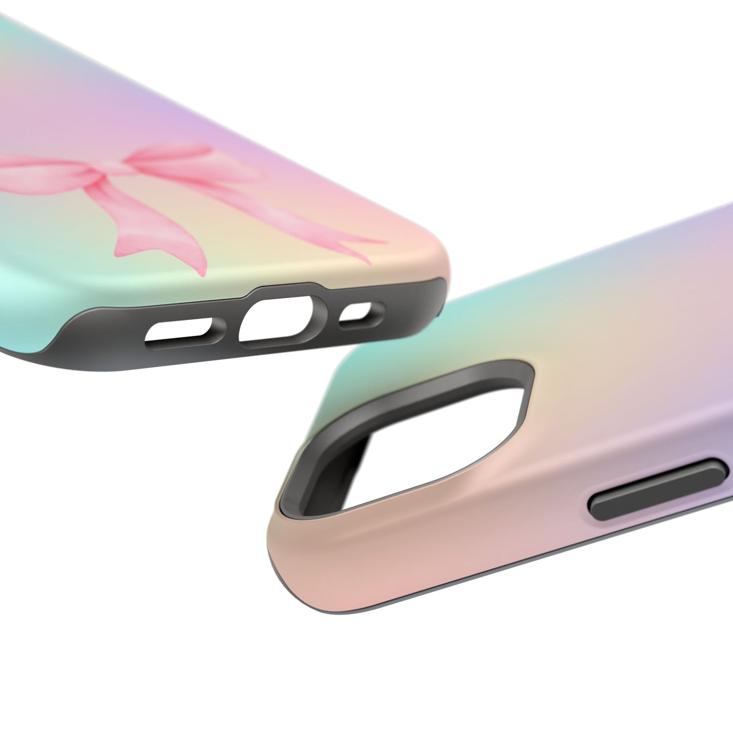 Pink Bow & Cotton Candy MagSafe iPhone® Case