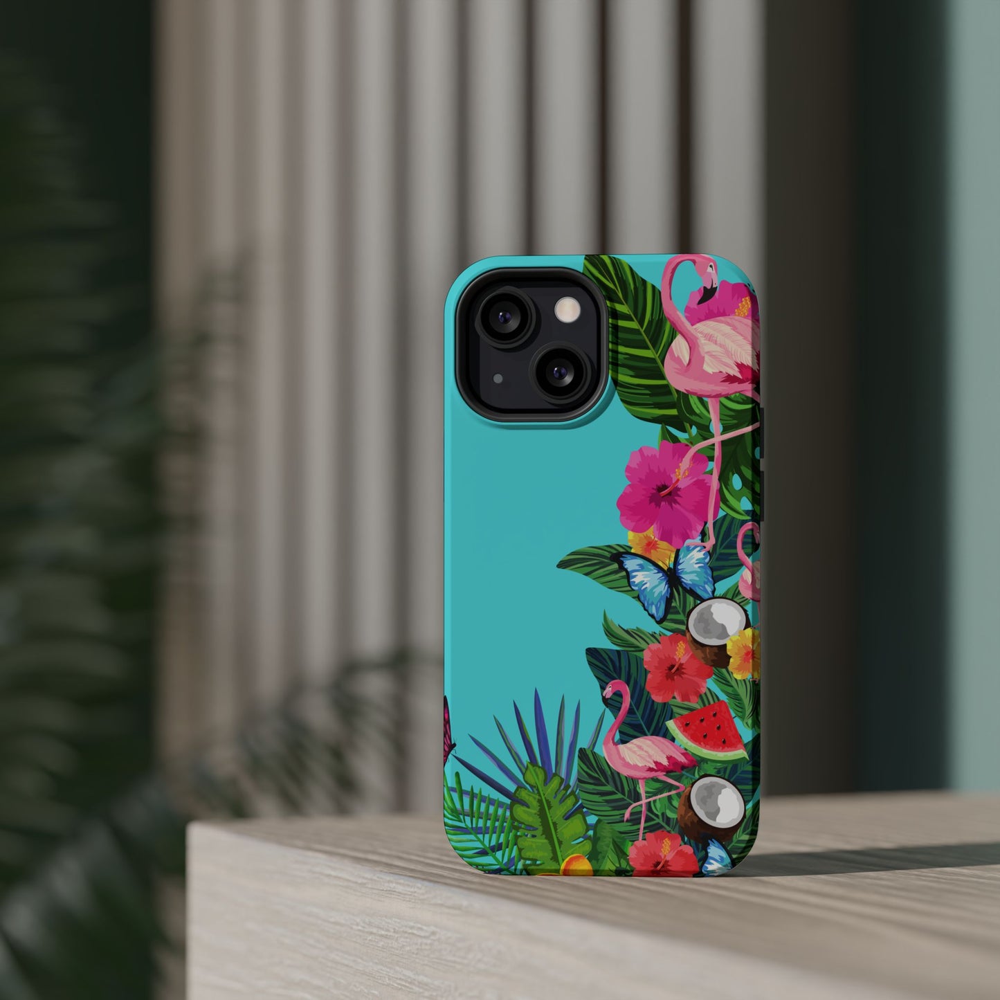 Pink Flamingo MagSafe iPhone® Case