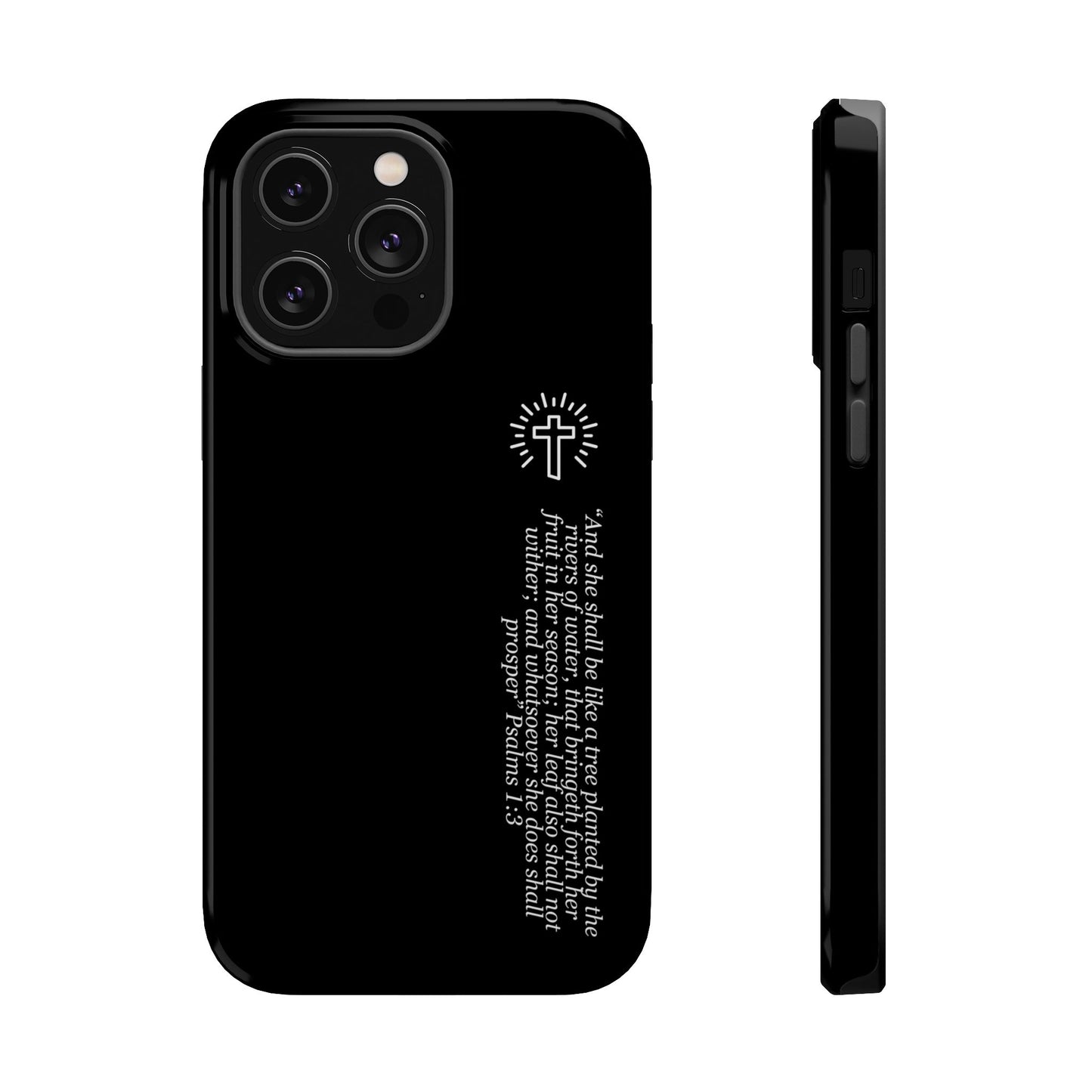 She Shall be Planted MagSafe iPhone® Case Black