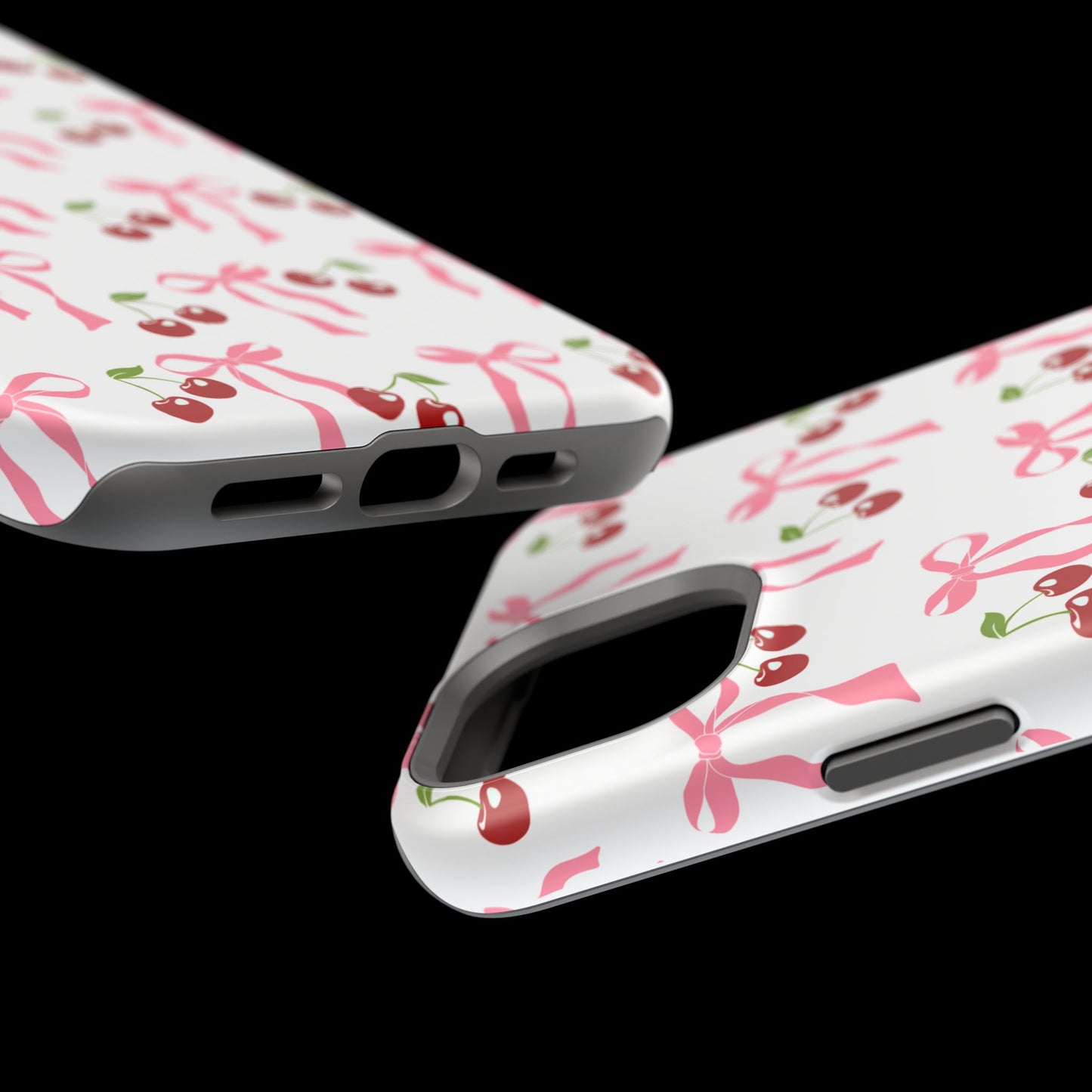 Pink Bows & Cherry MagSafe iPhone® Case