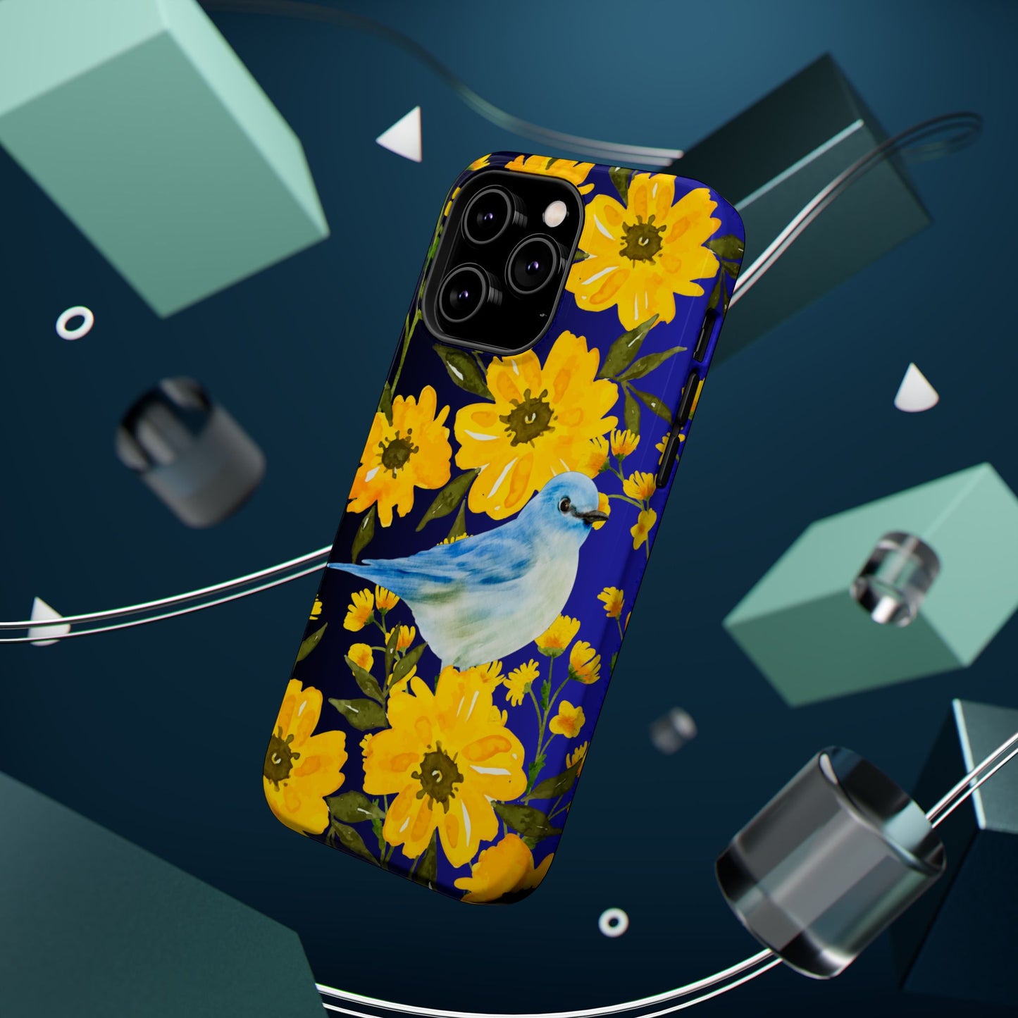 Yellow Flowers MagSafe iPhone® Case