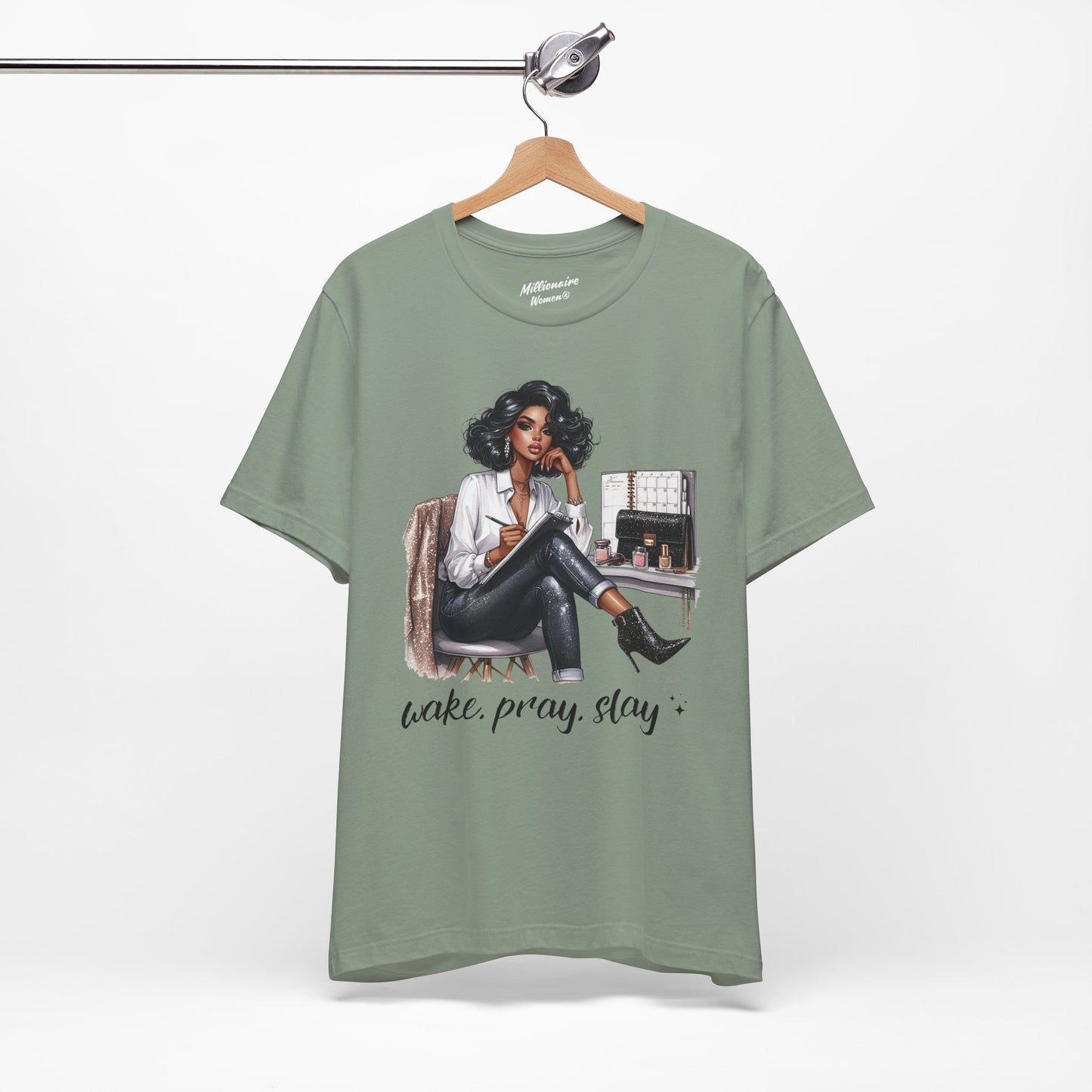 Wake Pray Slay Soft Cotton Tee
