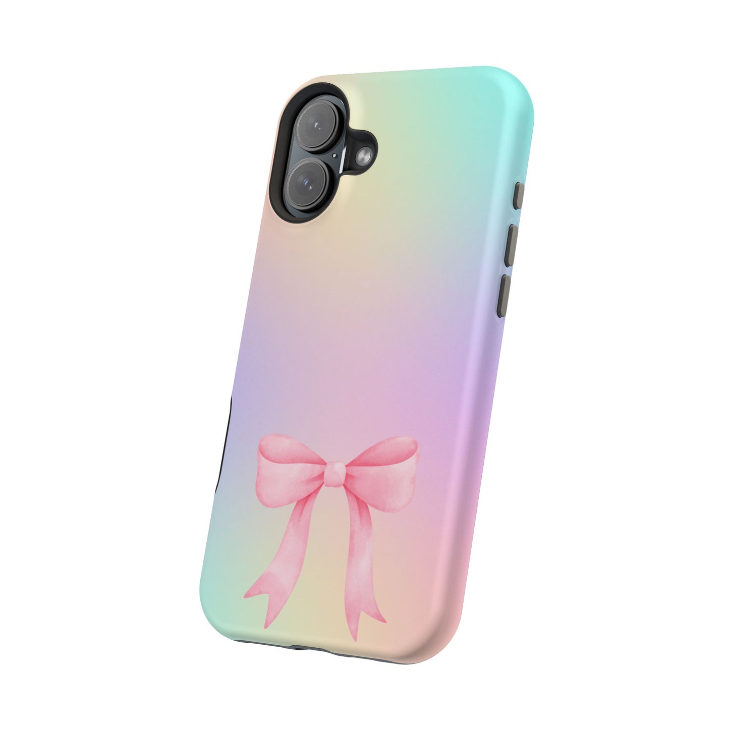 Pink Bow & Cotton Candy MagSafe iPhone® Case