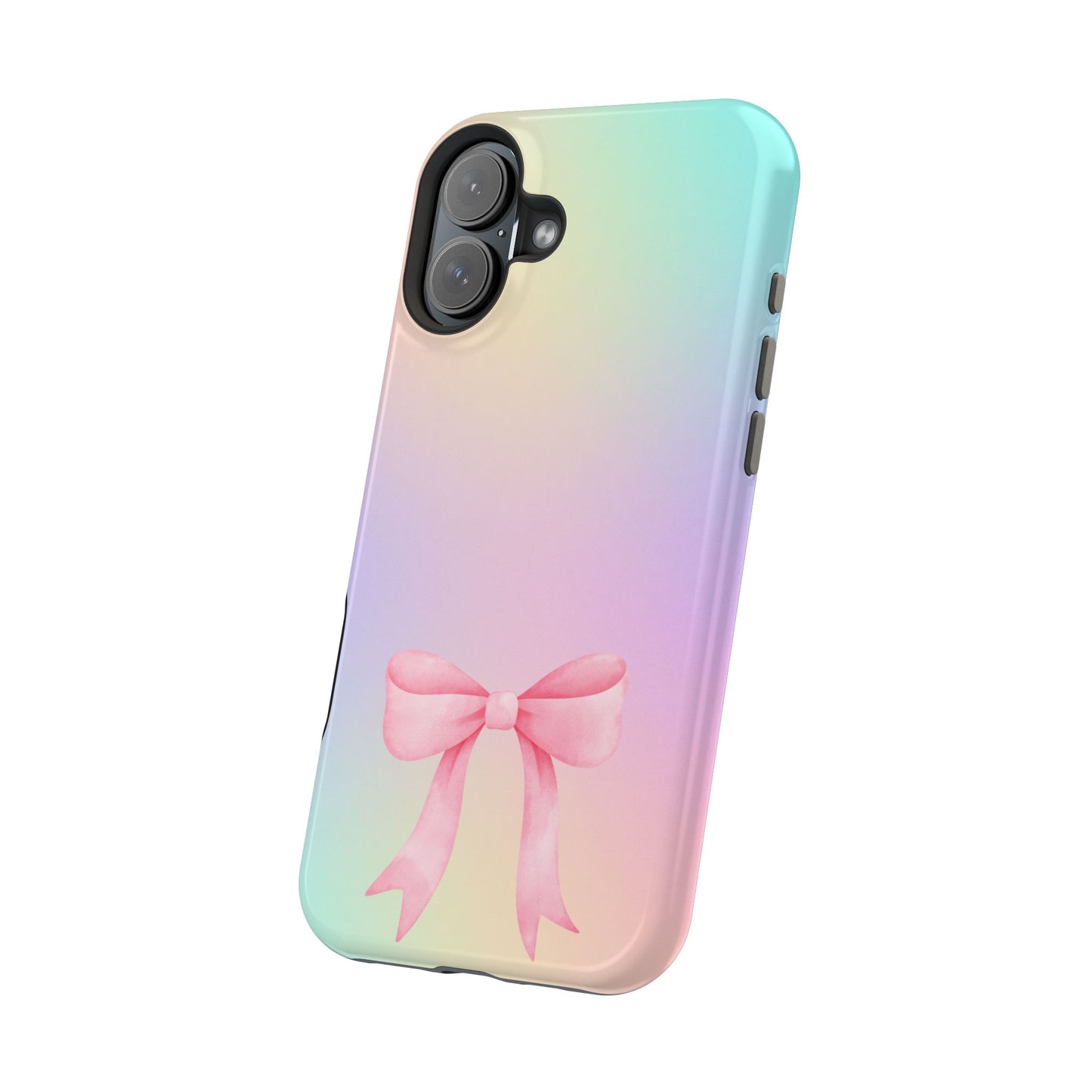 Pink Bow & Cotton Candy MagSafe iPhone® Case