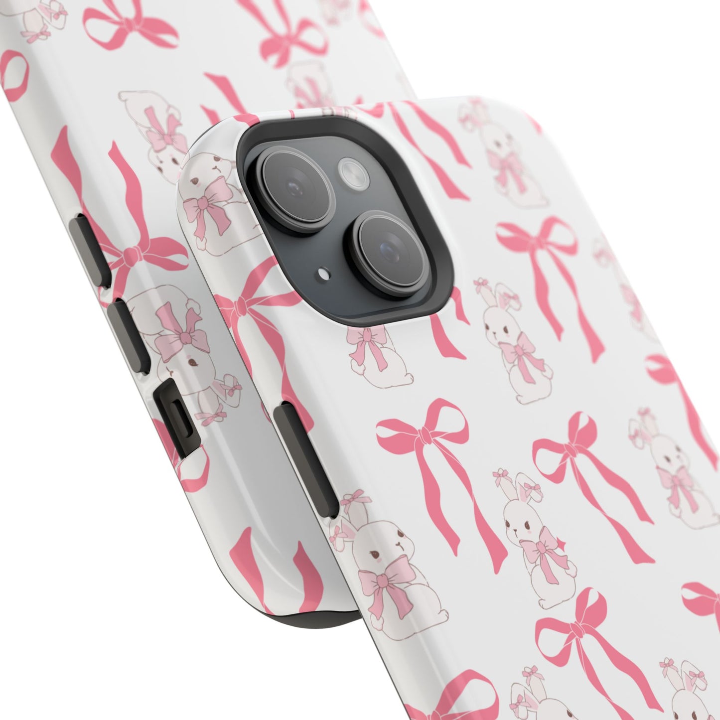 Pink Bows & Bunnies MagSafe iPhone® Case