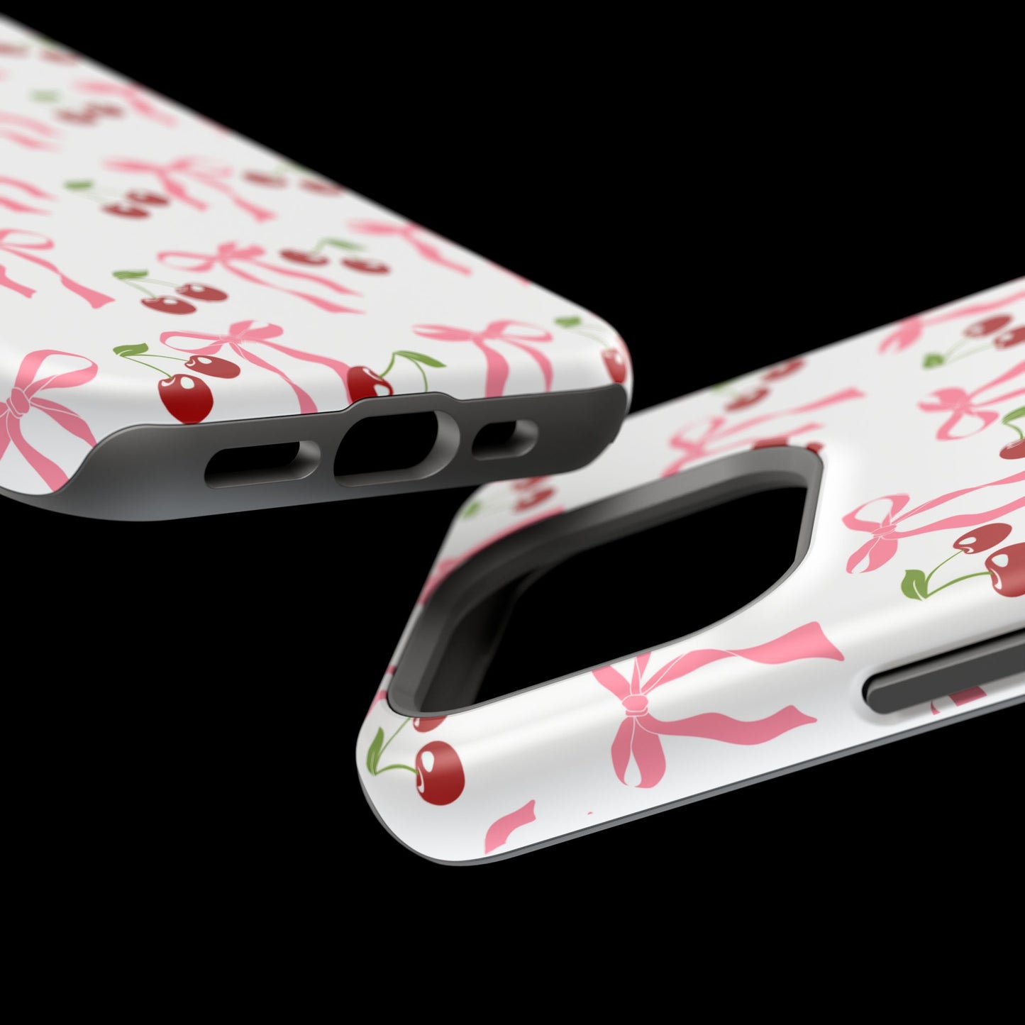 Pink Bows & Cherry MagSafe iPhone® Case