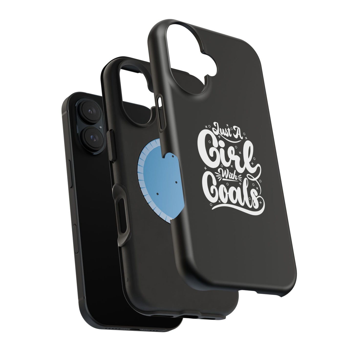 Girl with Goals MagSafe iPhone® Case Black
