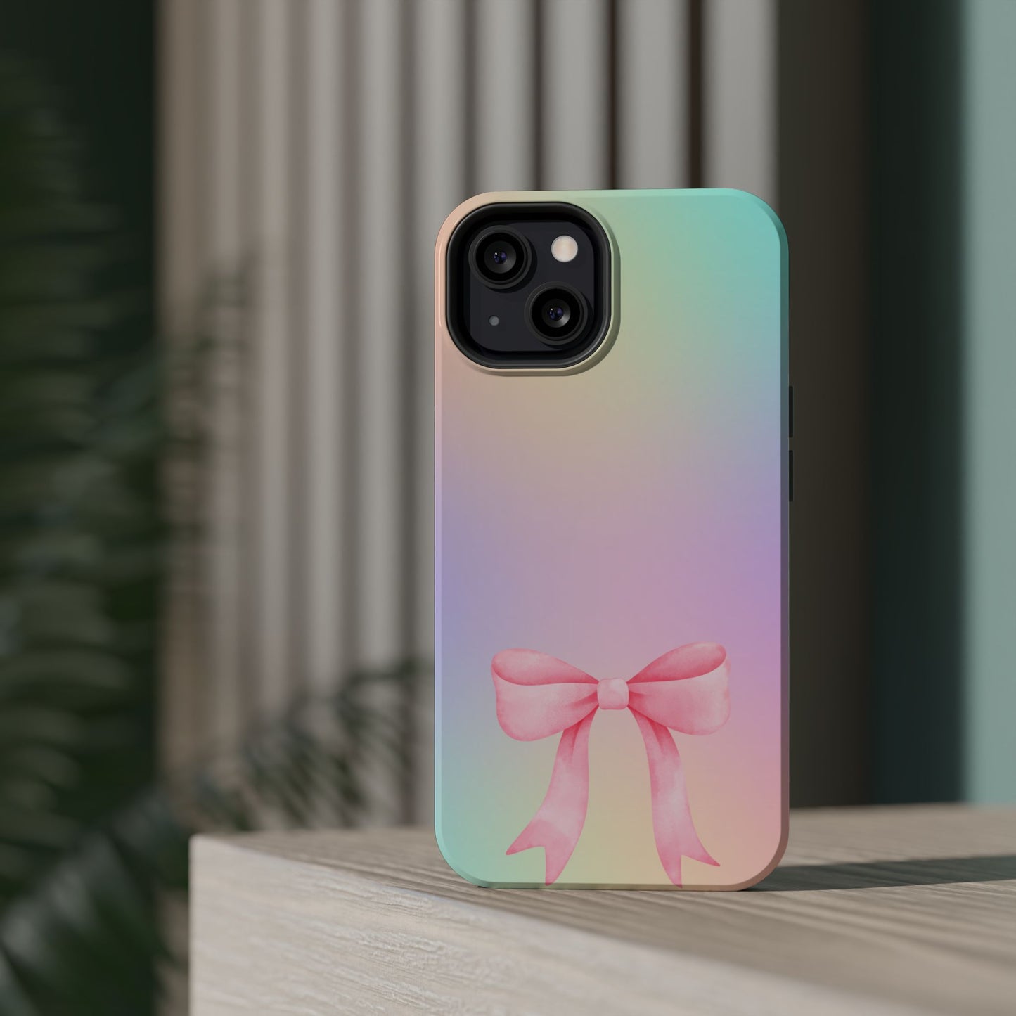 Pink Bow & Cotton Candy MagSafe iPhone® Case