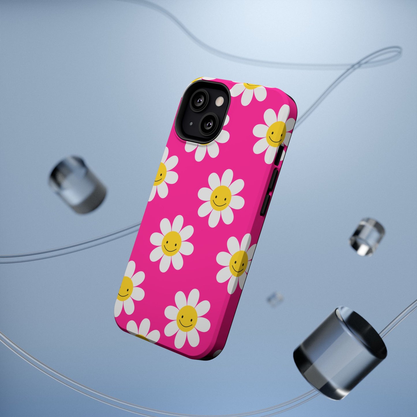 Pink Flowers MagSafe iPhone® Case