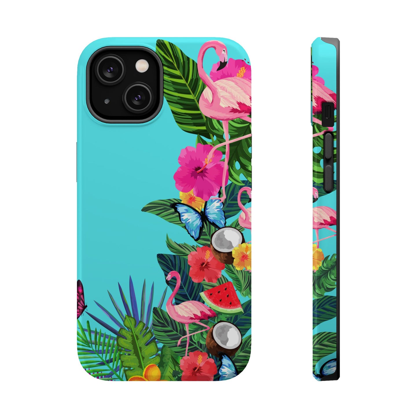 Pink Flamingo MagSafe iPhone® Case