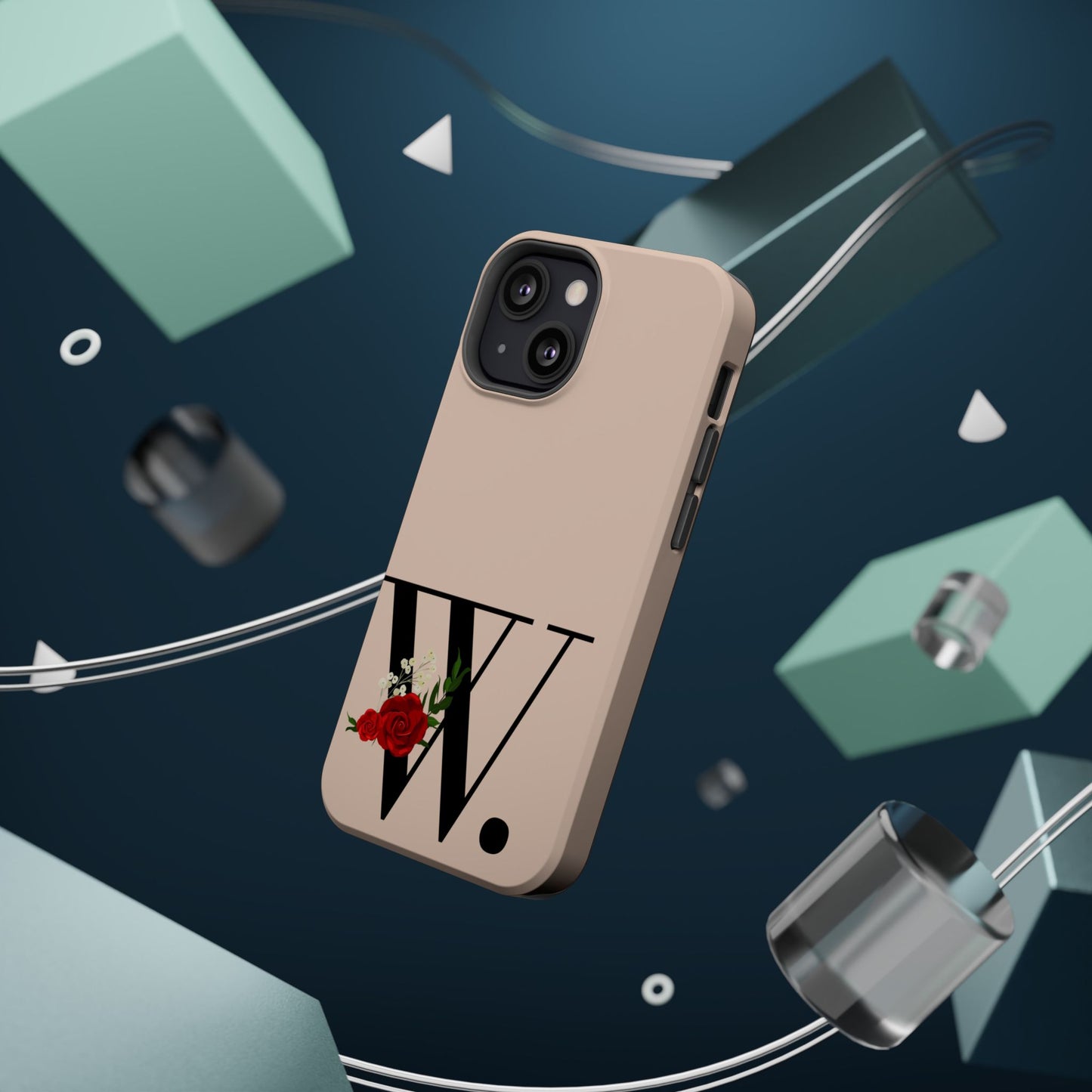 Personalized Letter W MagSafe iPhone® Case