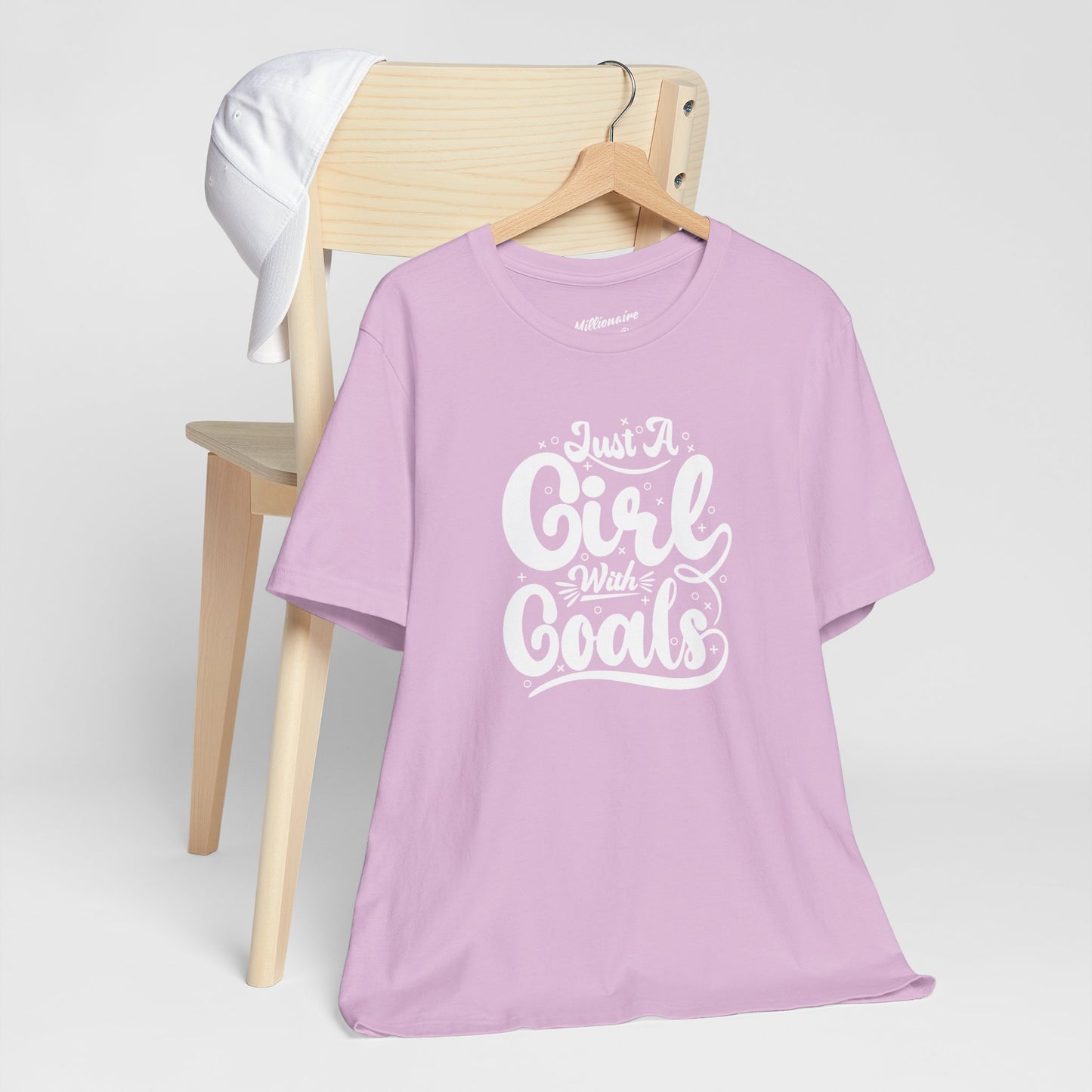 Just a Girl with Goals Soft Cotton Tee