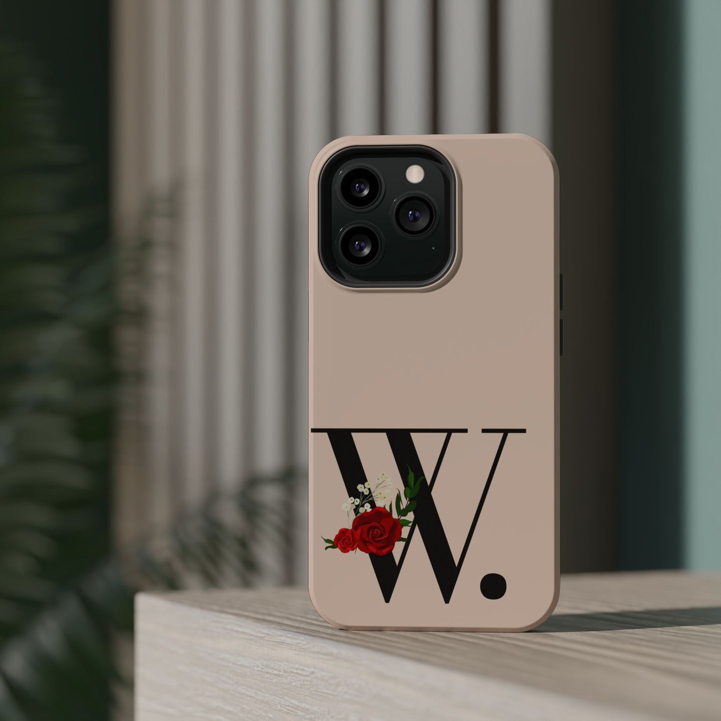Personalized Letter W MagSafe iPhone® Case