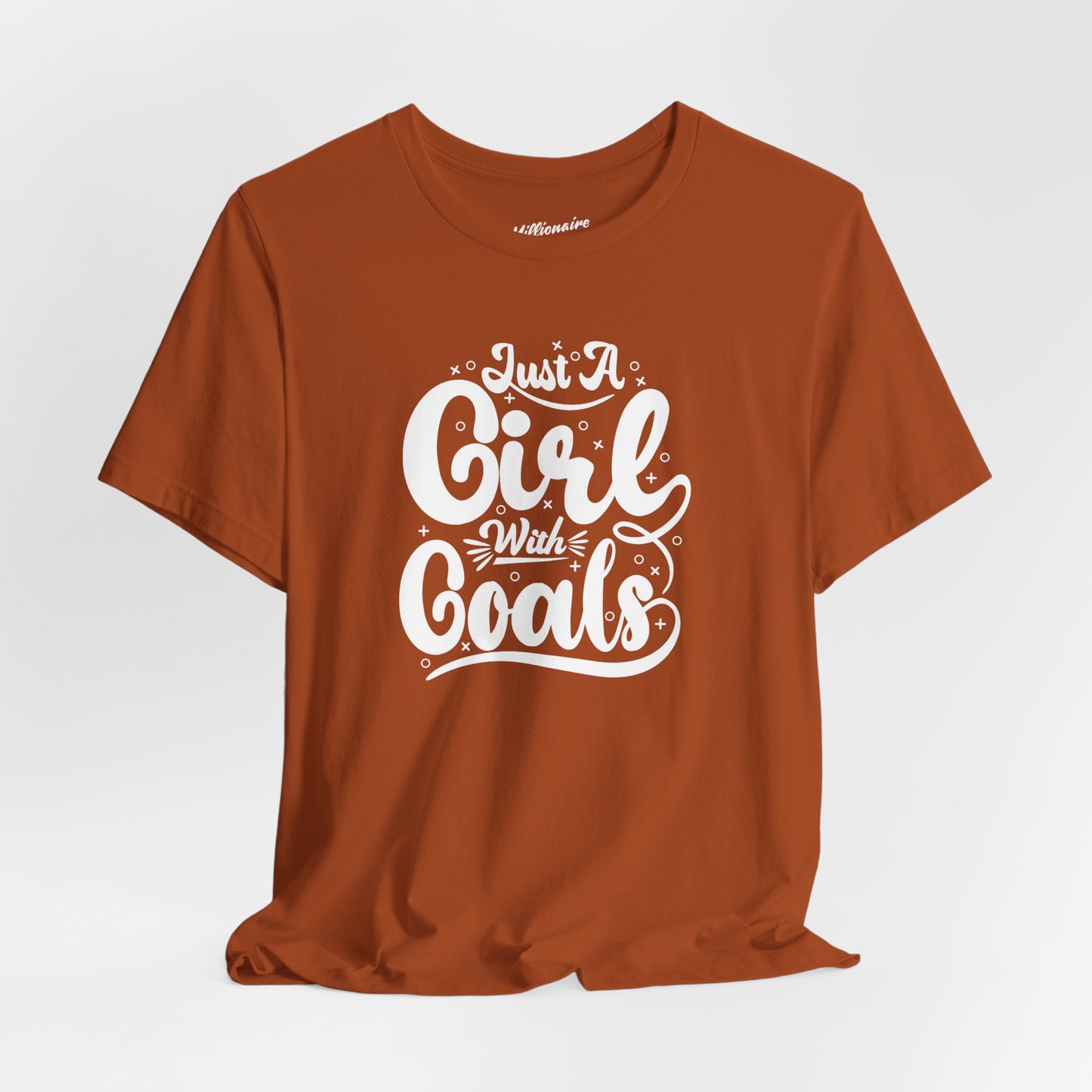 Just a Girl with Goals Soft Cotton Tee
