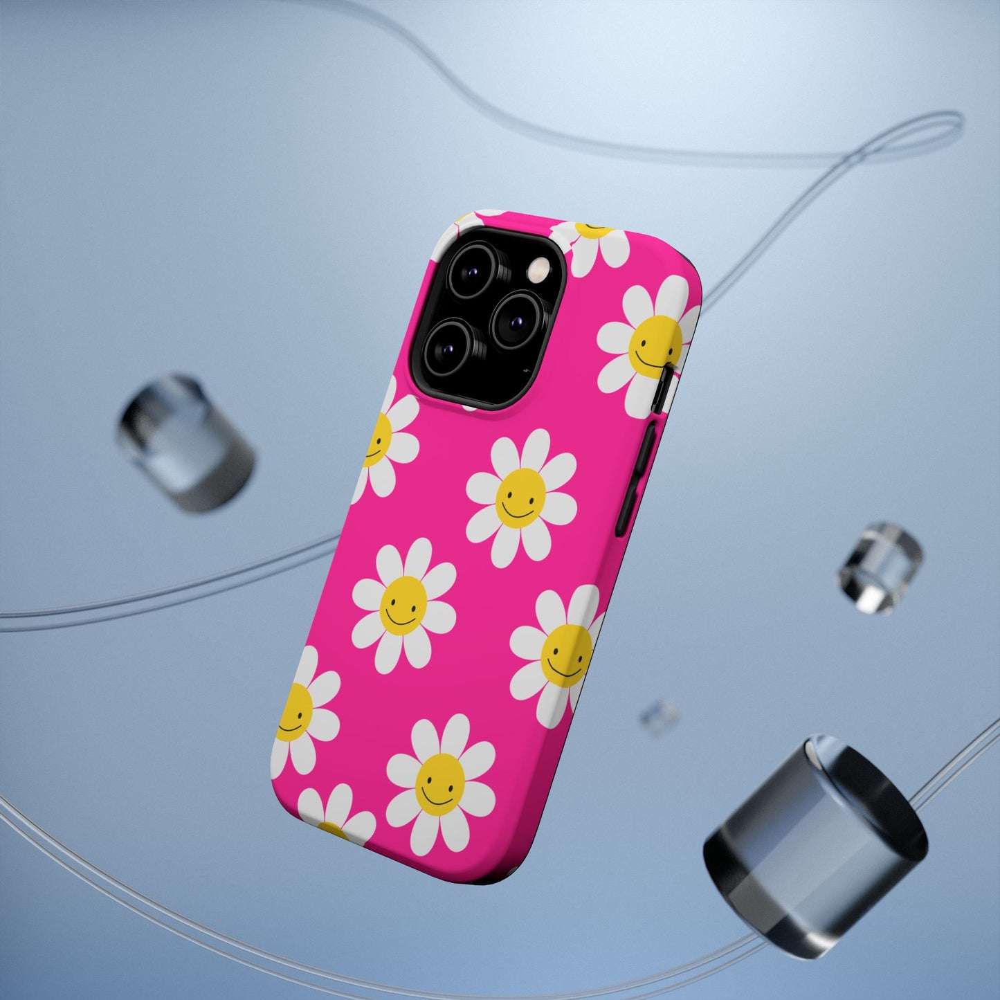 Pink Flowers MagSafe iPhone® Case
